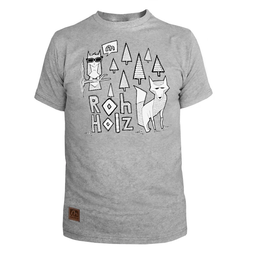 Rohholz T-Shirt Forest Animals