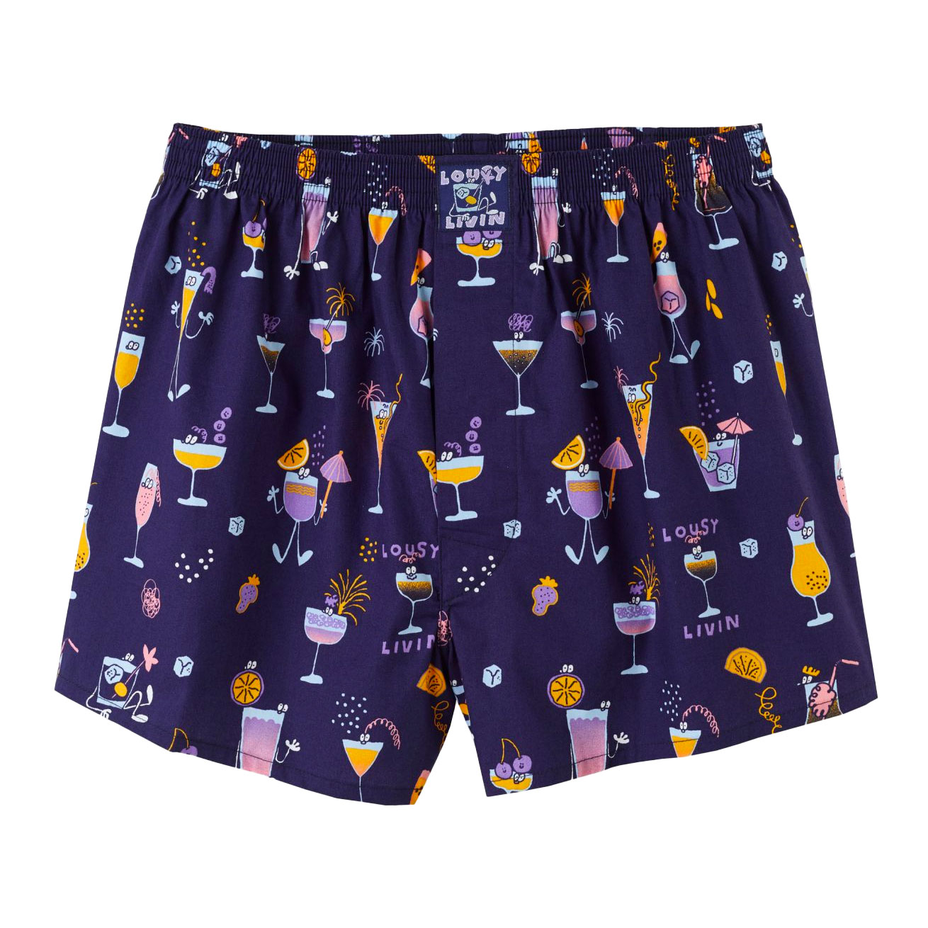 Lousy Livin Boxershorts Cocktails (navy)