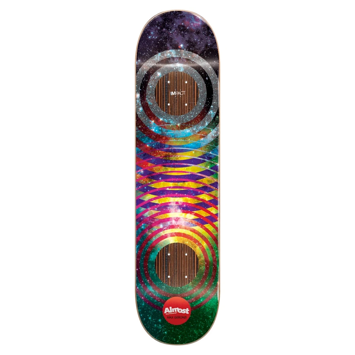 Almost Skateboard Deck Max Space Rings Impact 8.0"