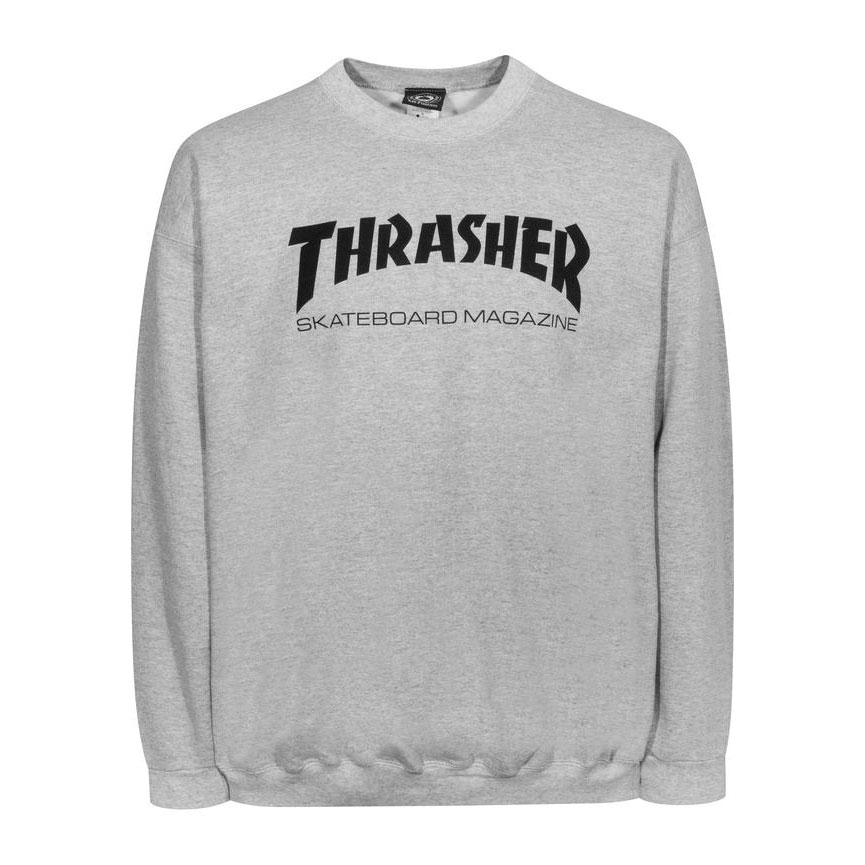 Thrasher Sweatshirt Skate Mag Crewneck (heather grey)