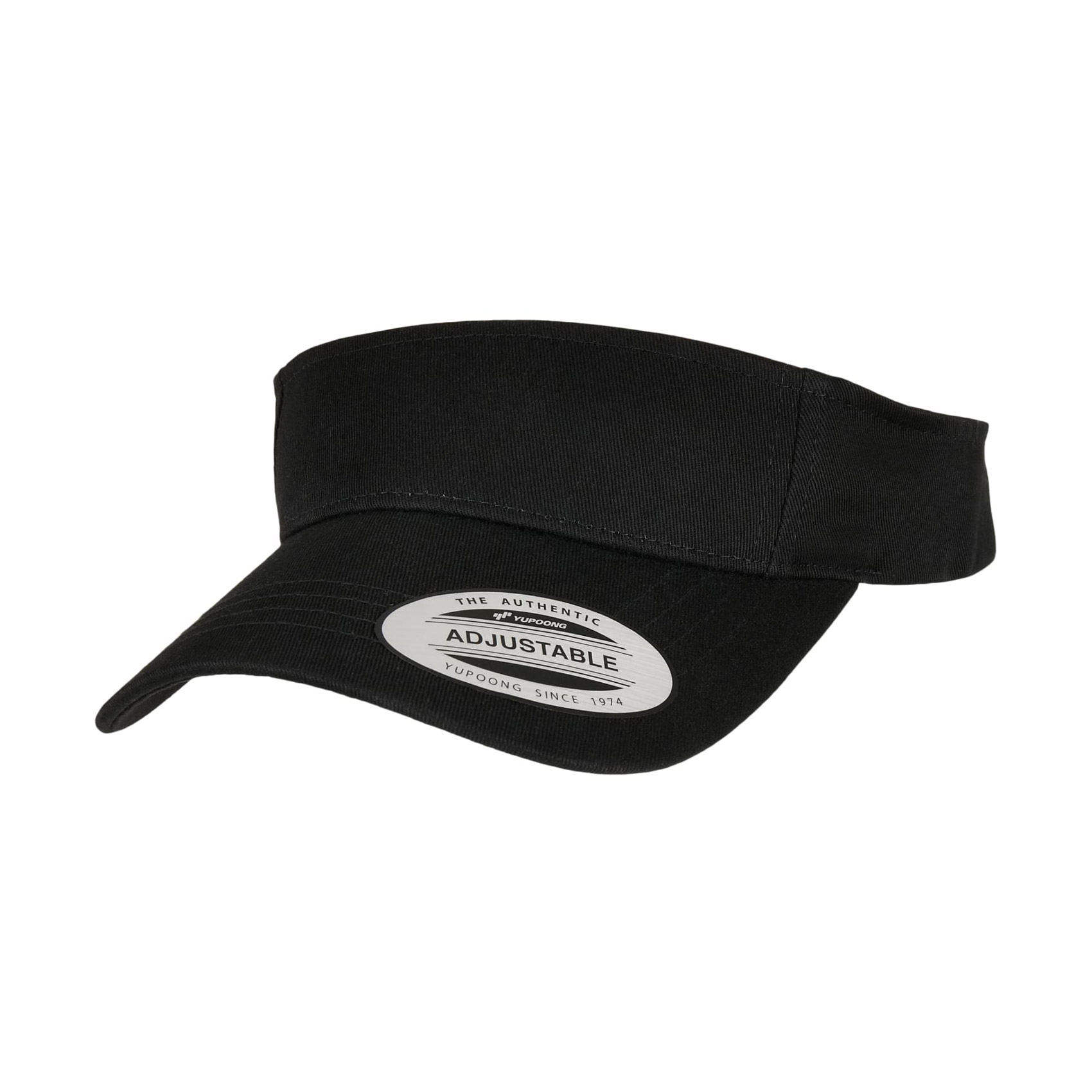 Flexfit Cap Adjustable Curved Visor Cap (black)