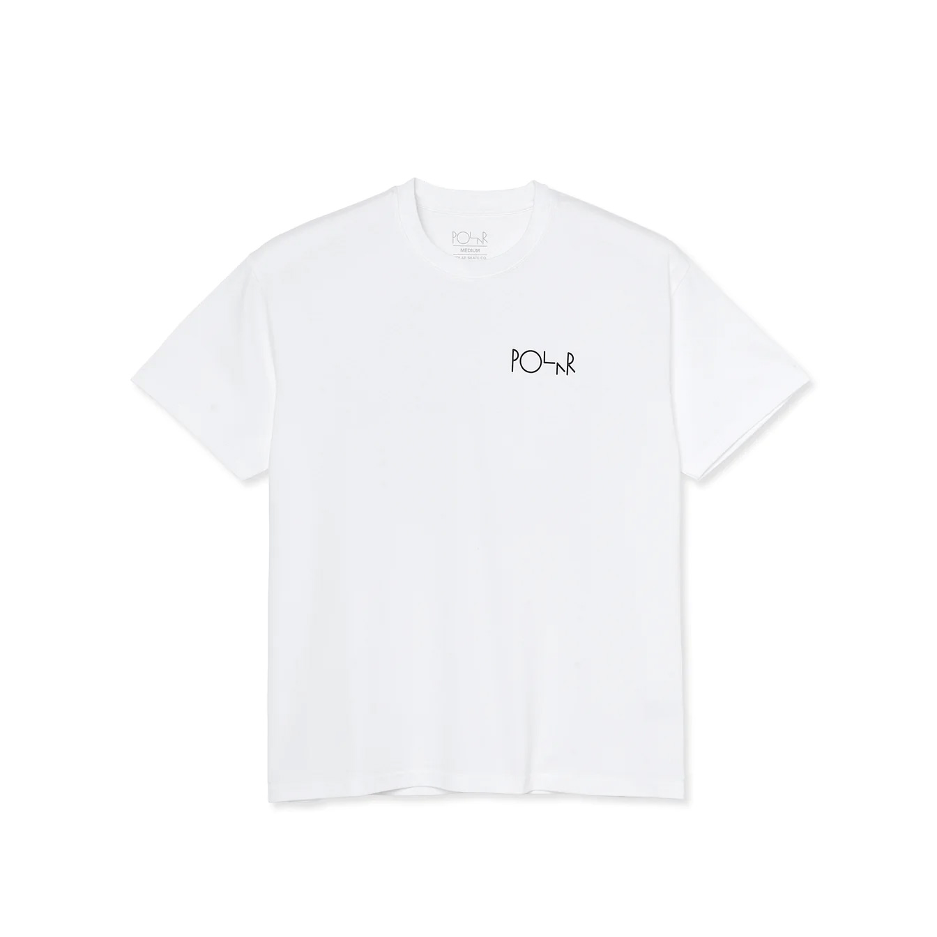 Polar Skate Co T-Shirt Stroke Logo (white)