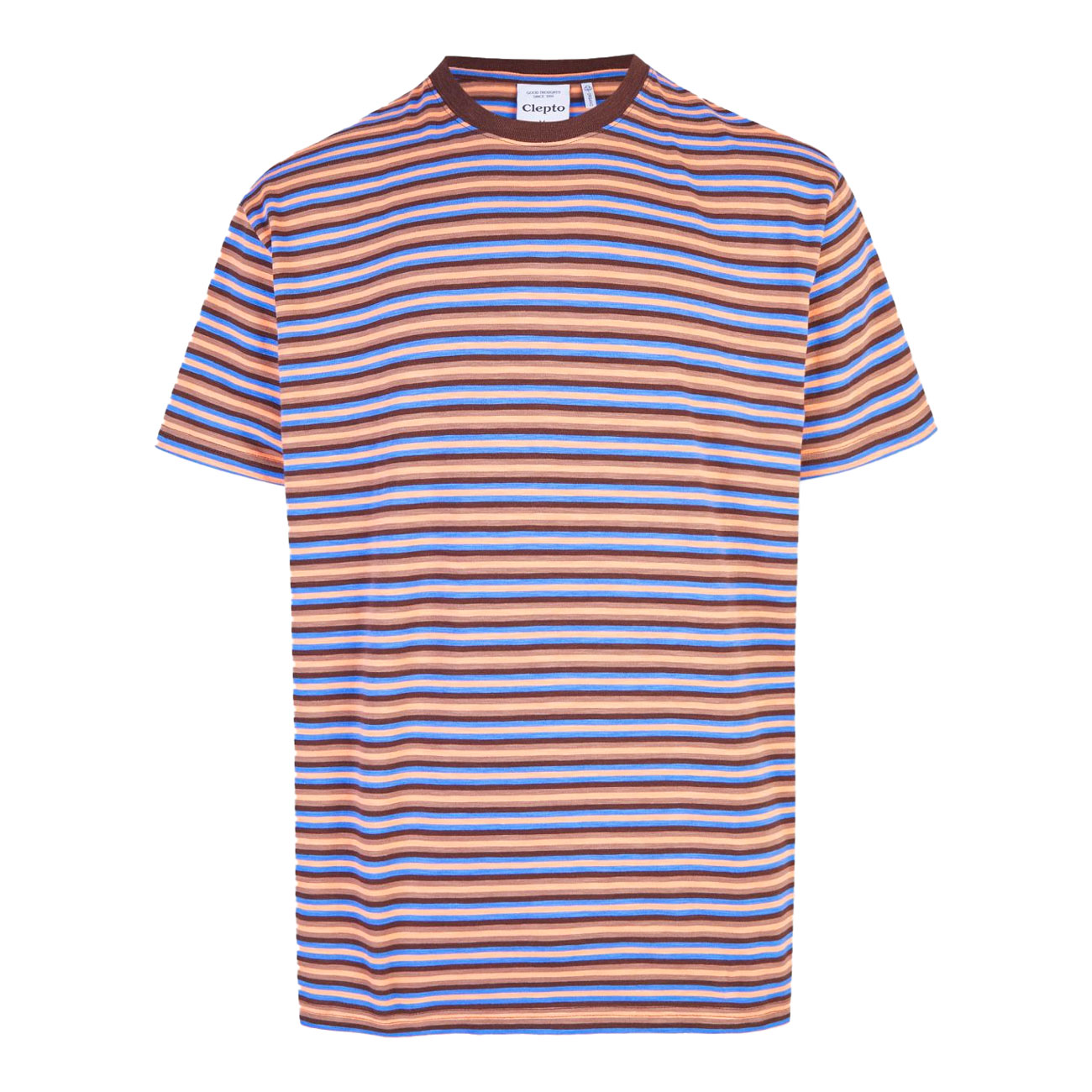 Cleptomanicx T-Shirt Hugger Stripe (molé)