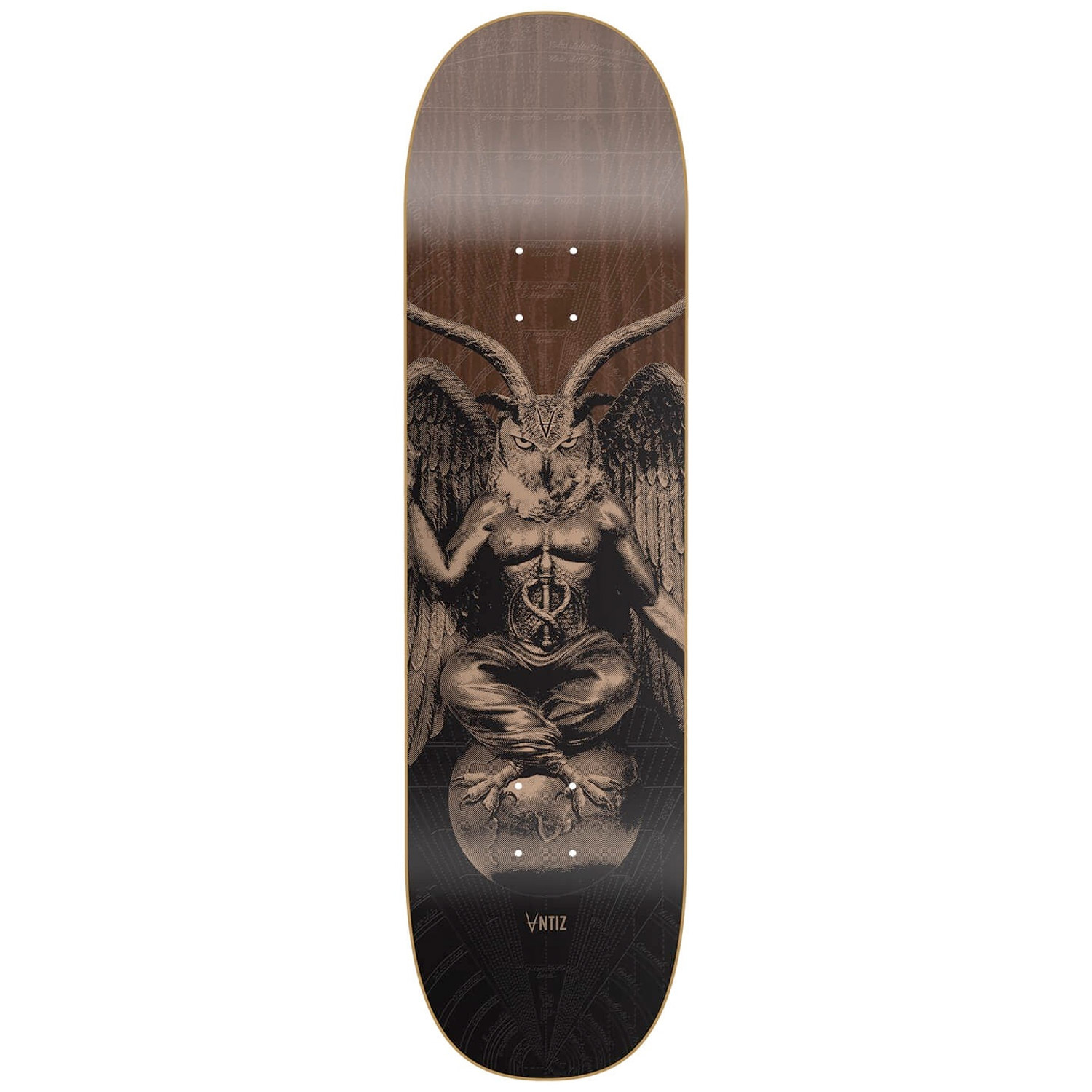 Antiz Skateboard Deck Baphowlmet V2 8.75" (bronze)