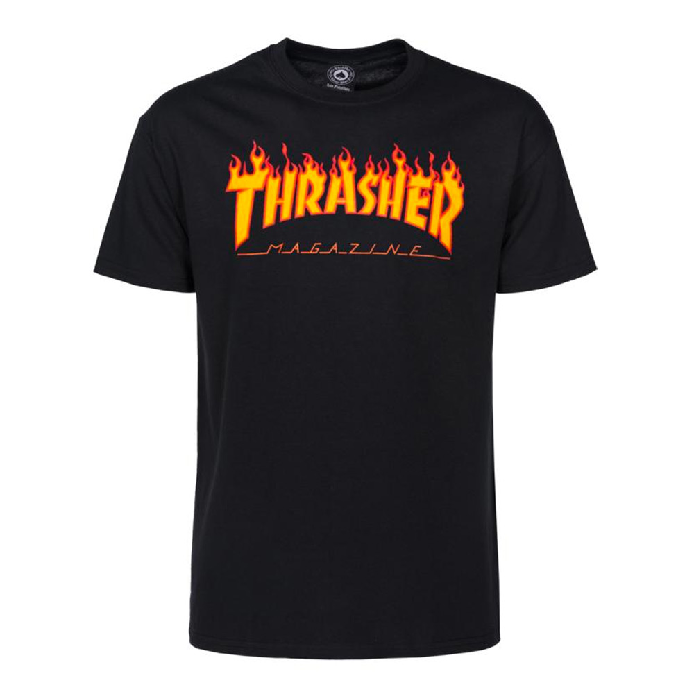 Thrasher T-Shirt Flame (black)