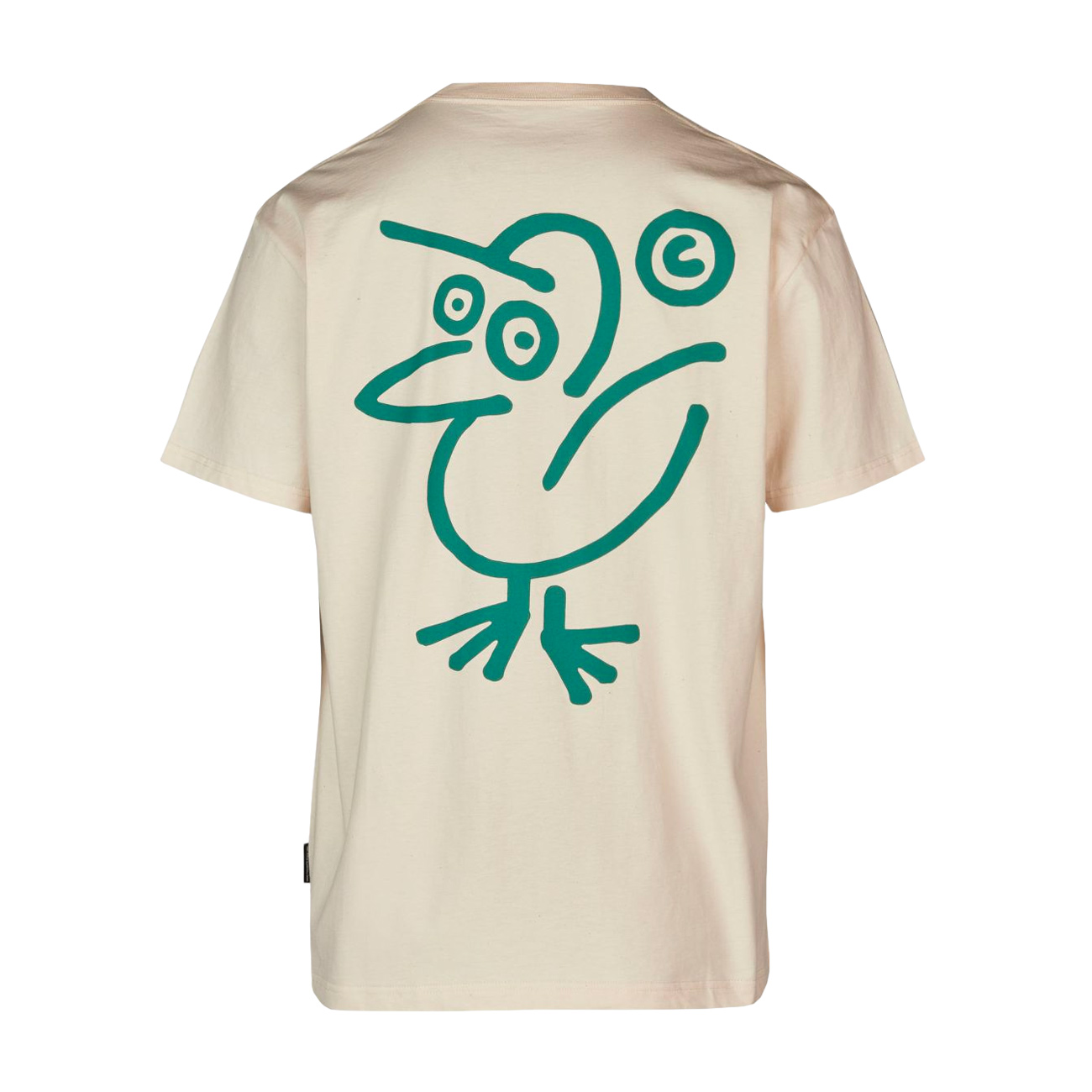 Cleptomanicx T-Shirt Sketch Gull (raw undyed)