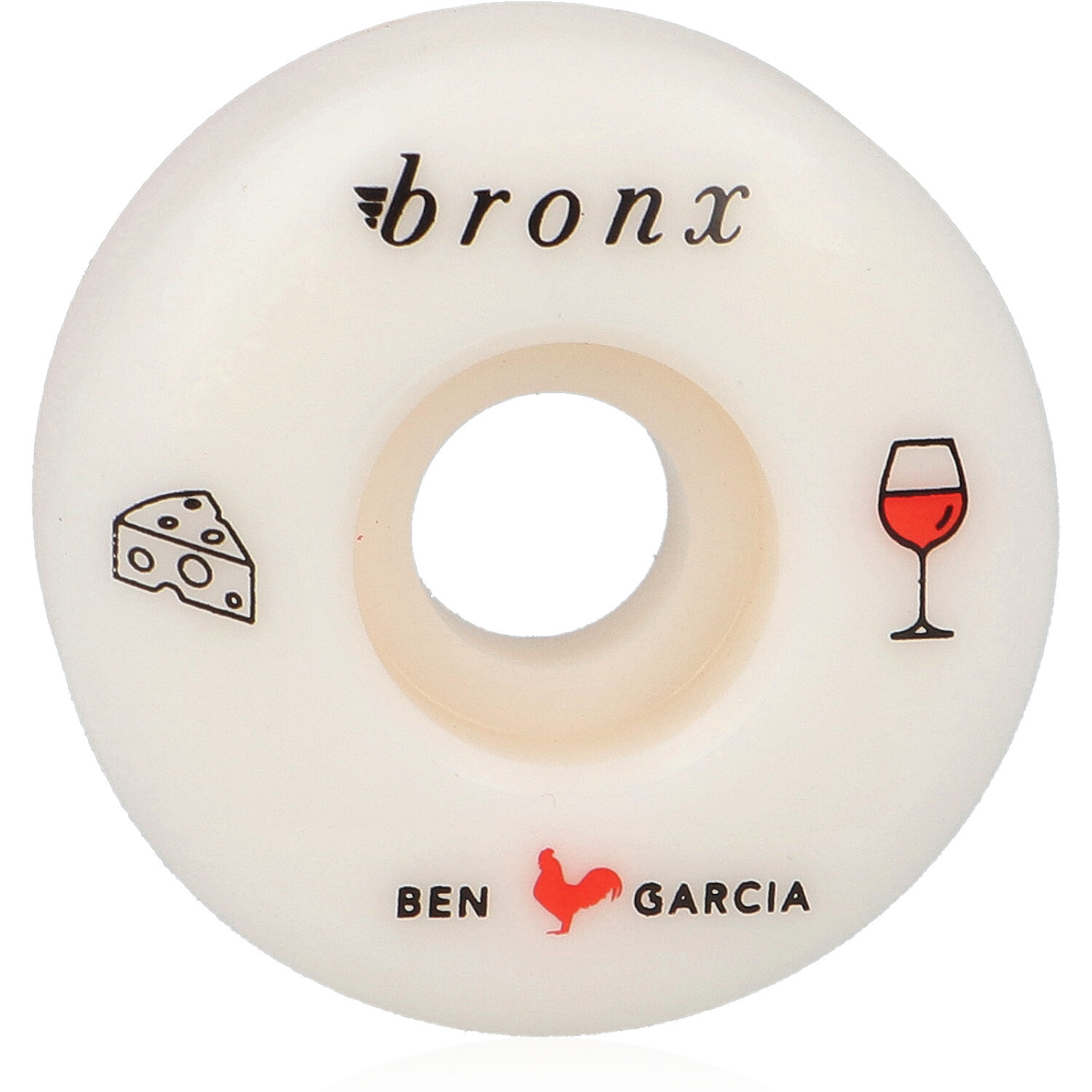 Bronx Skateboardrollen Pro Ben Garcia V3 Shape 52mm 103A (white)