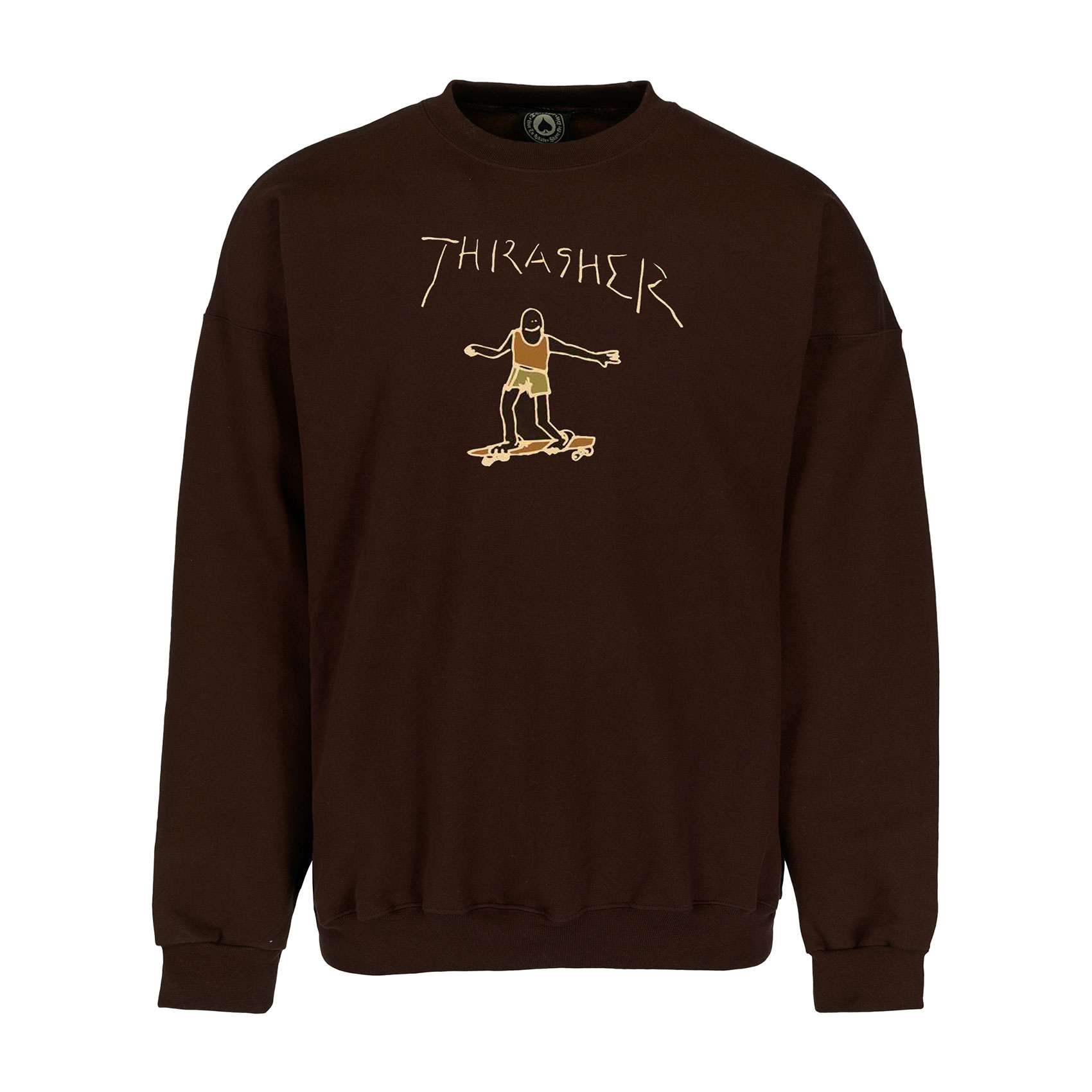Thrasher Sweatshirt Gonz Logo (dark chocolate)