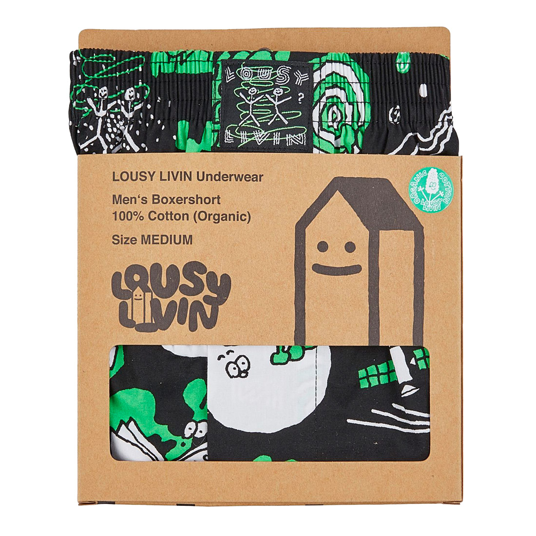 Lousy Livin Boxershorts Outer Space (black)