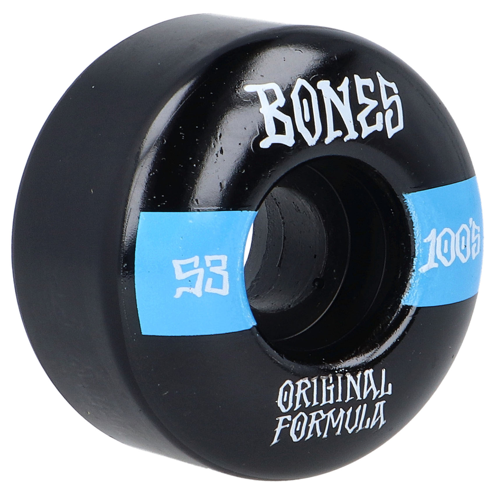 Bones Wheels Skateboardrollen 100's #14 OG Formula V4 Wide 53mm 100A (black)