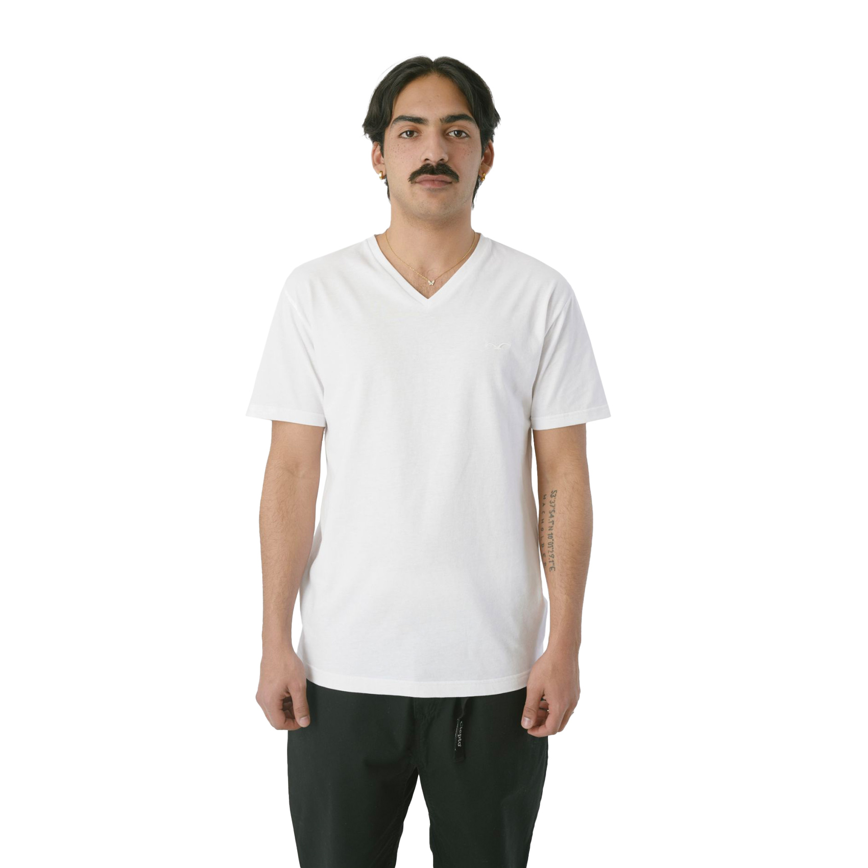 Cleptomanicx T-Shirt Ligull Regular V (white)