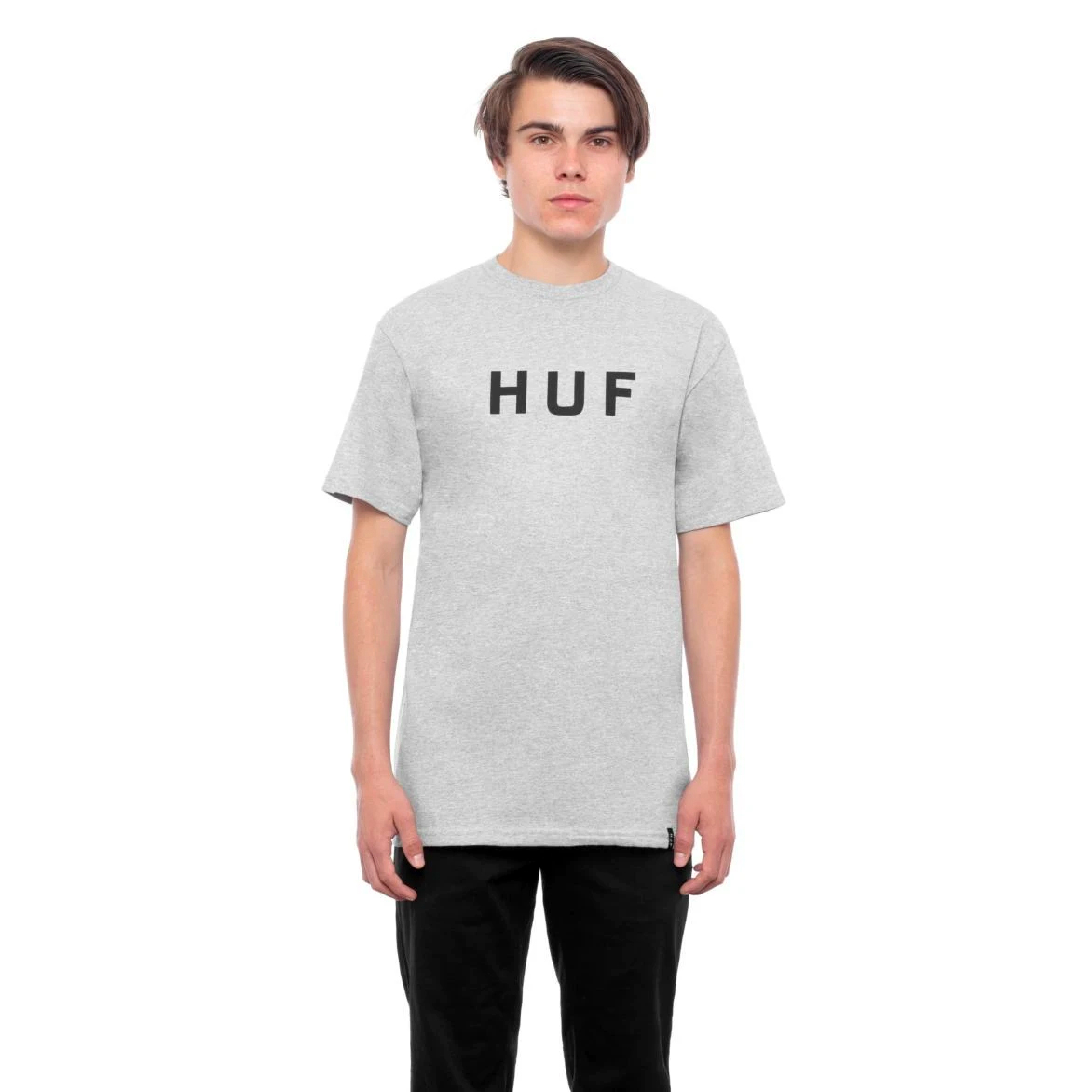 HUF T-Shirt OG Logo (grey heather)