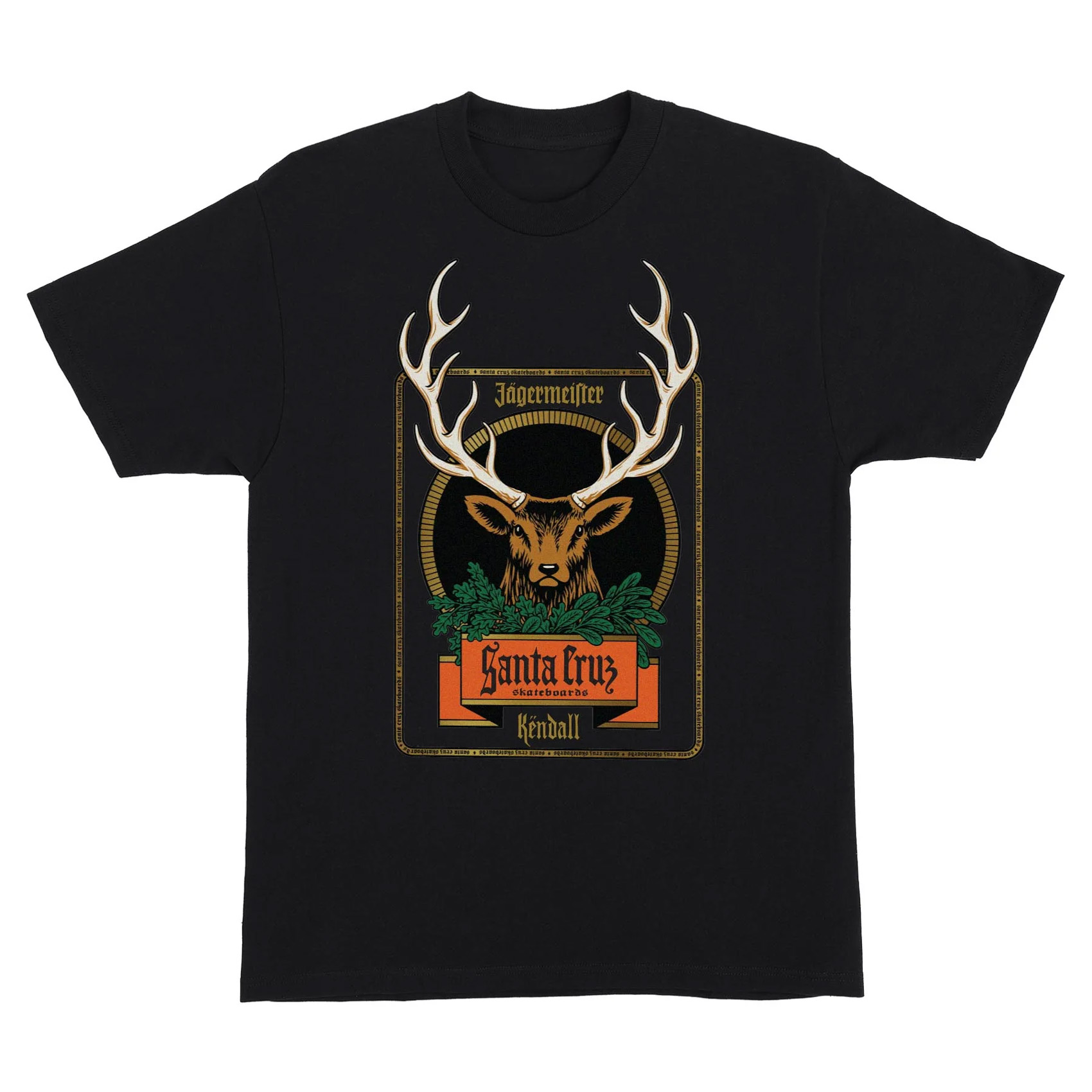 Santa Cruz T-Shirt Jägermeister Kendall Deer Front (black)