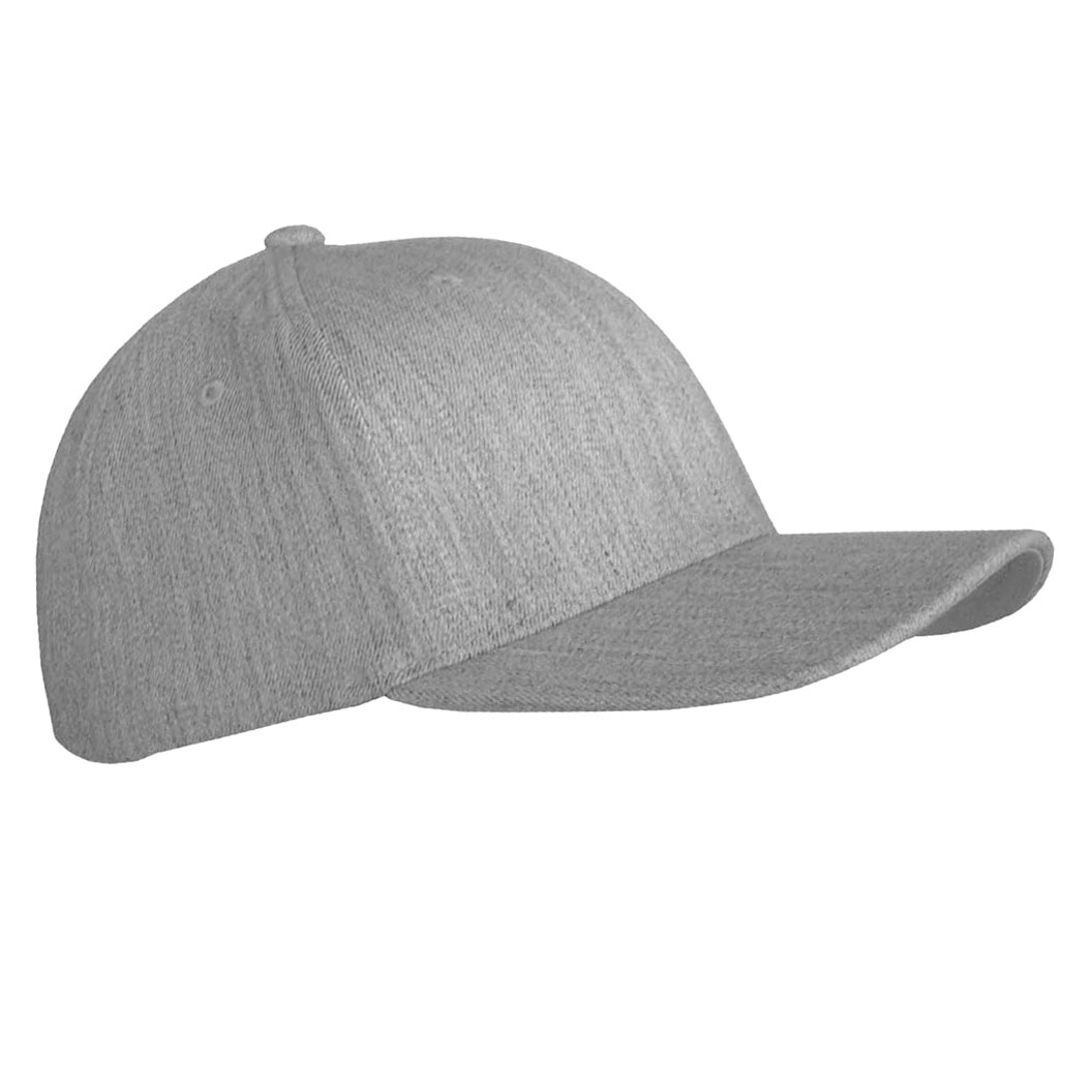 Farbe NEU: heather grey, Größe Caps: L/XL