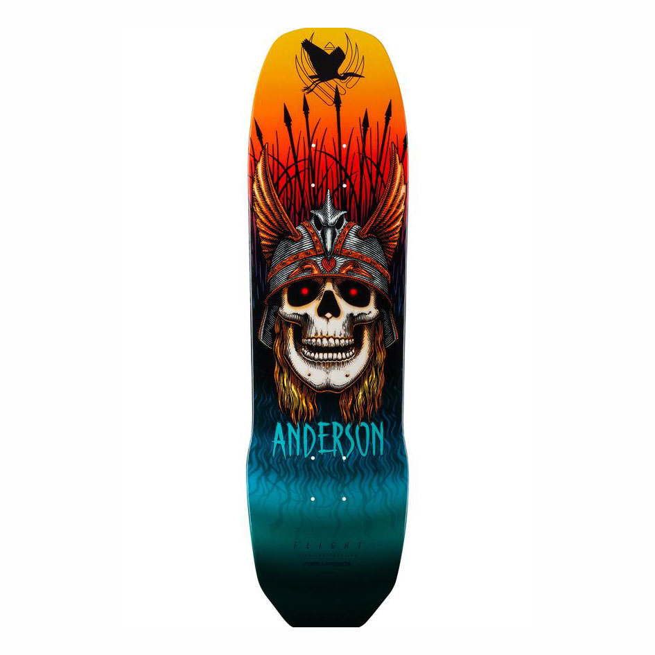 Powell Peralta Skateboard Deck Pro Model Andy Anderson Heron Flight 8.45" Shape 289