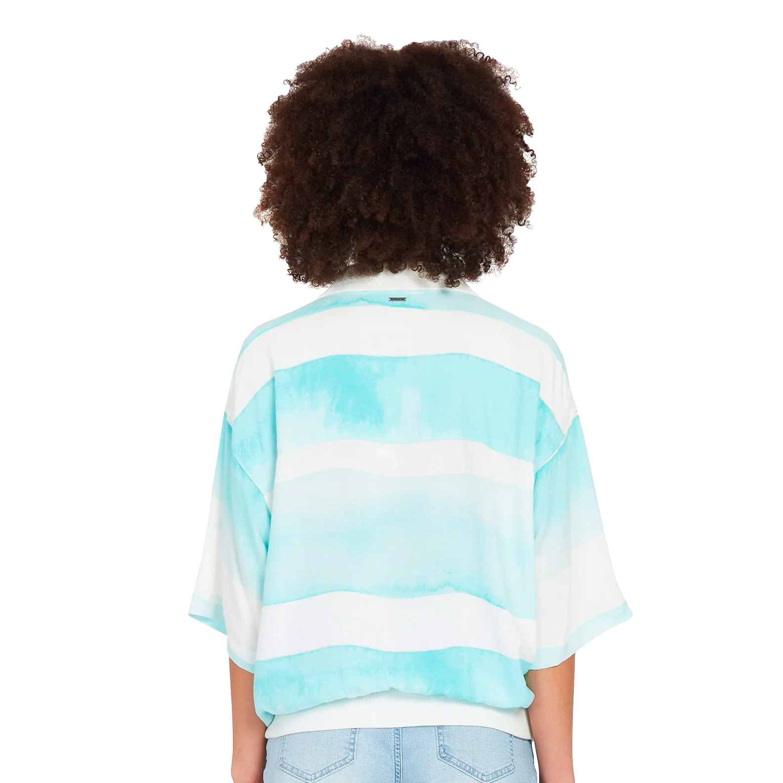 Volcom Damen Hemd Stay Stripes Shirt (pale aqua)