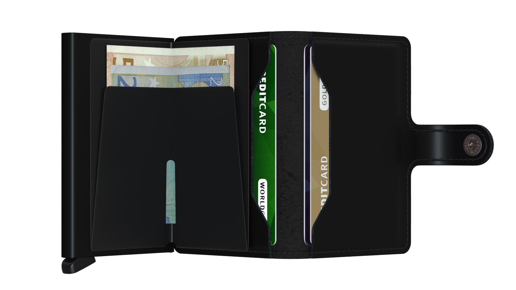 Secrid Geldbörse Miniwallet Matte (black)