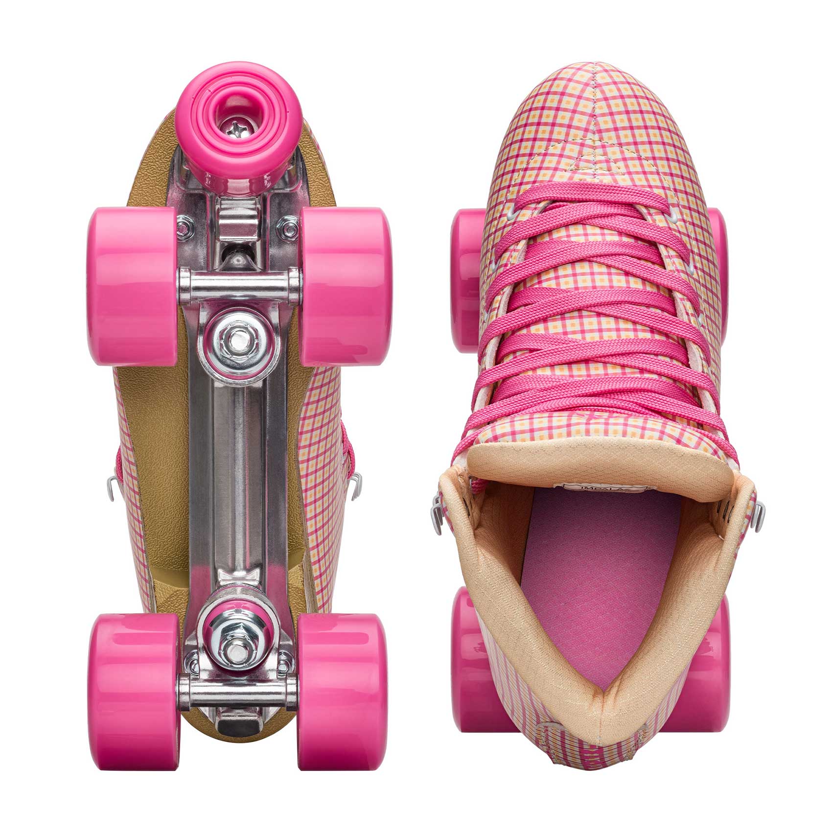 Impala Sidewalk Skates Rollerskates Quad (pink tartan)
