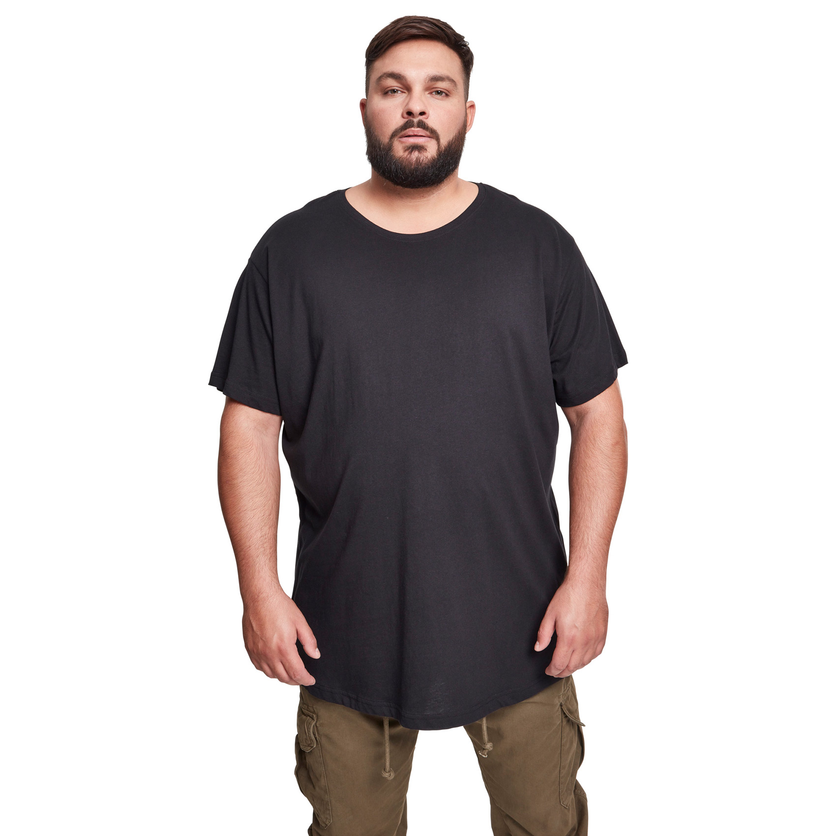 Urban Classics T-Shirt Shaped Long Tee (black)