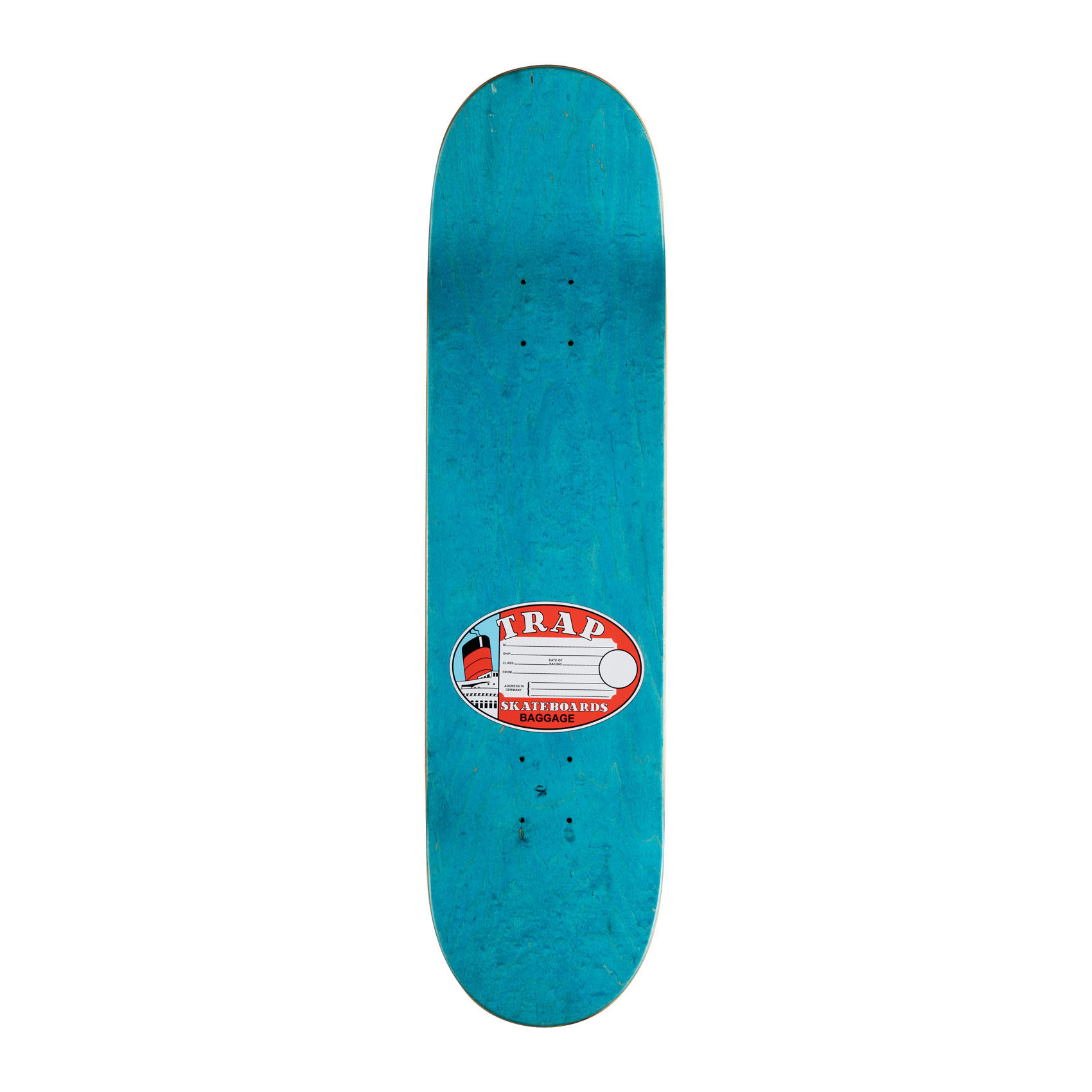 Trap Skateboard Deck Ship Pascal Reif 8.125" (white)
