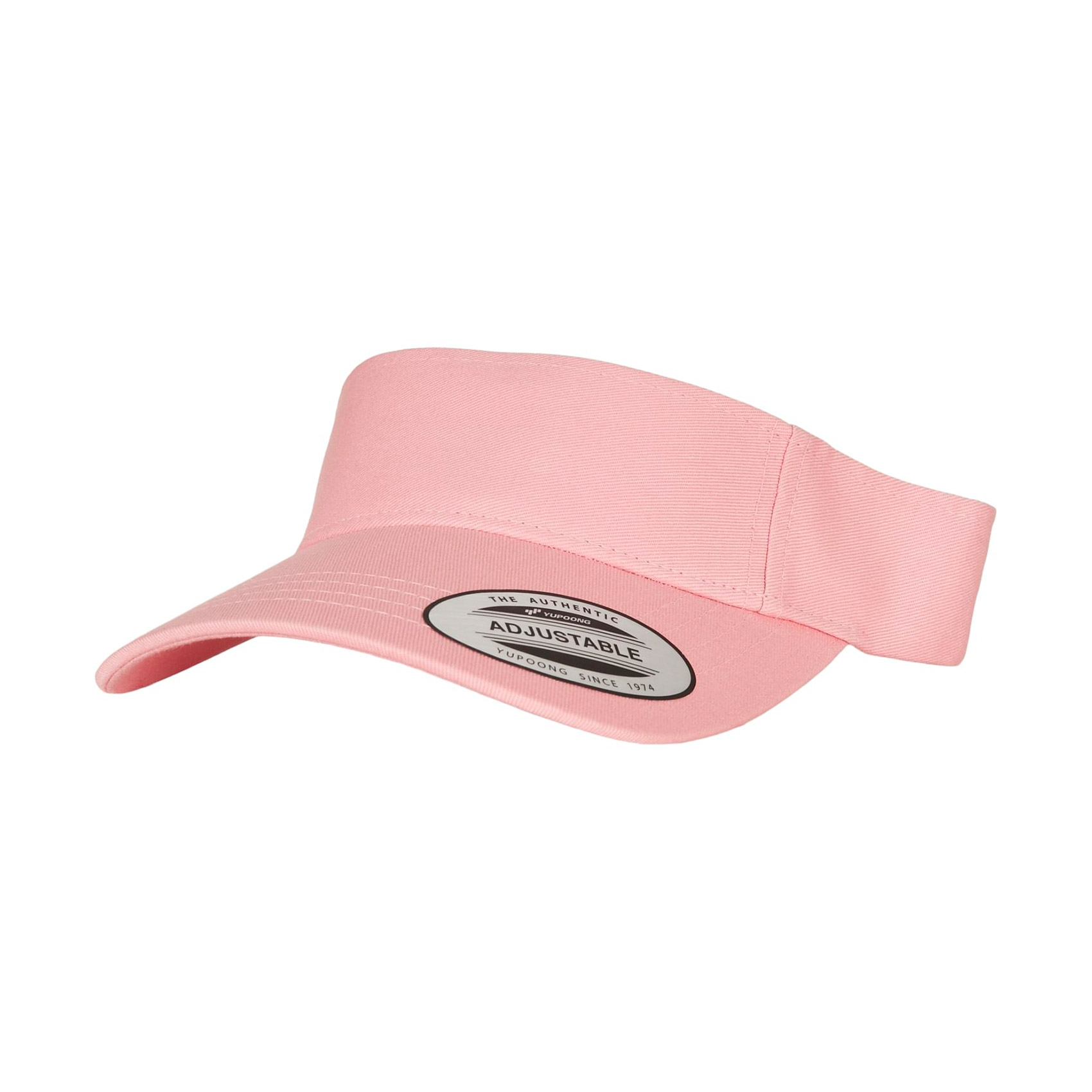 Flexfit Cap Adjustable Curved Visor Cap (light pink)
