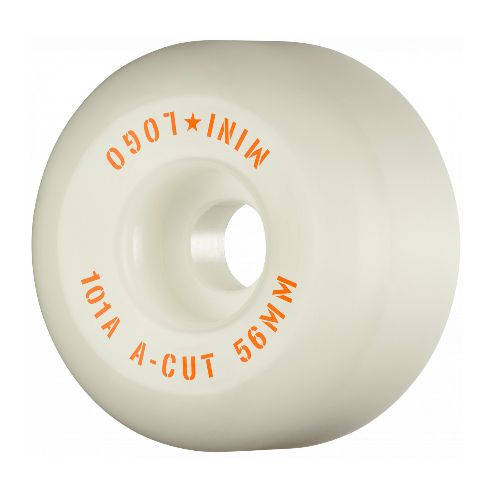 Mini Logo Skateboardrollen A-Cut #2 56mm 101A (white)