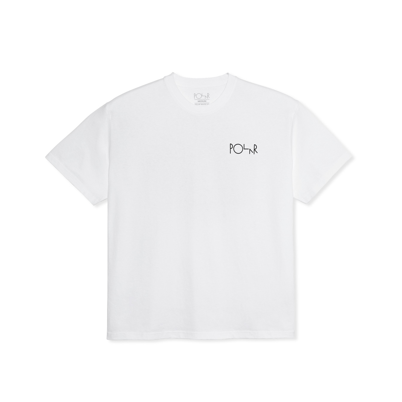 Polar Skate Co T-Shirt Fill Logo (white)