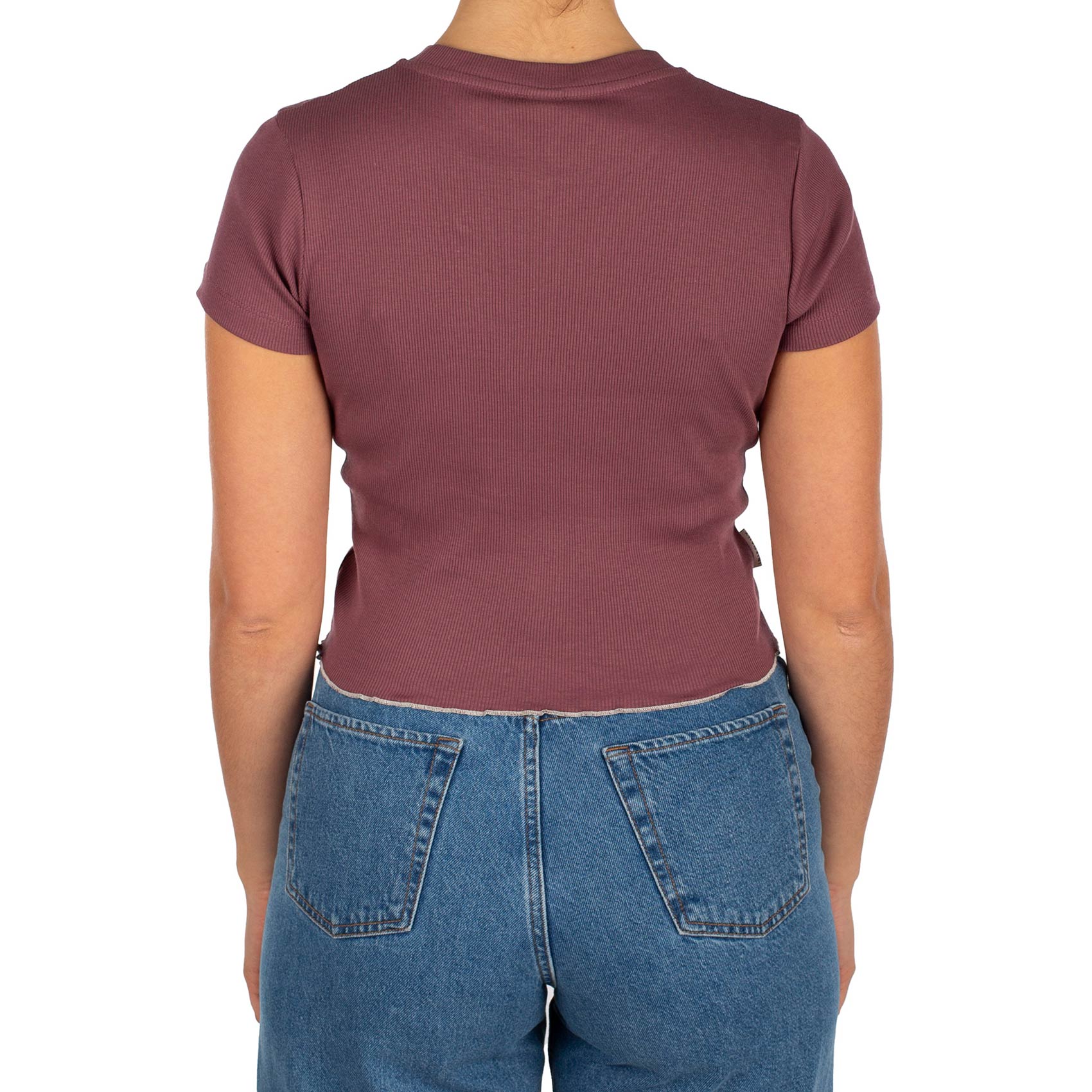 Iriedaily Damen T-Shirt Konti Uni (plum)