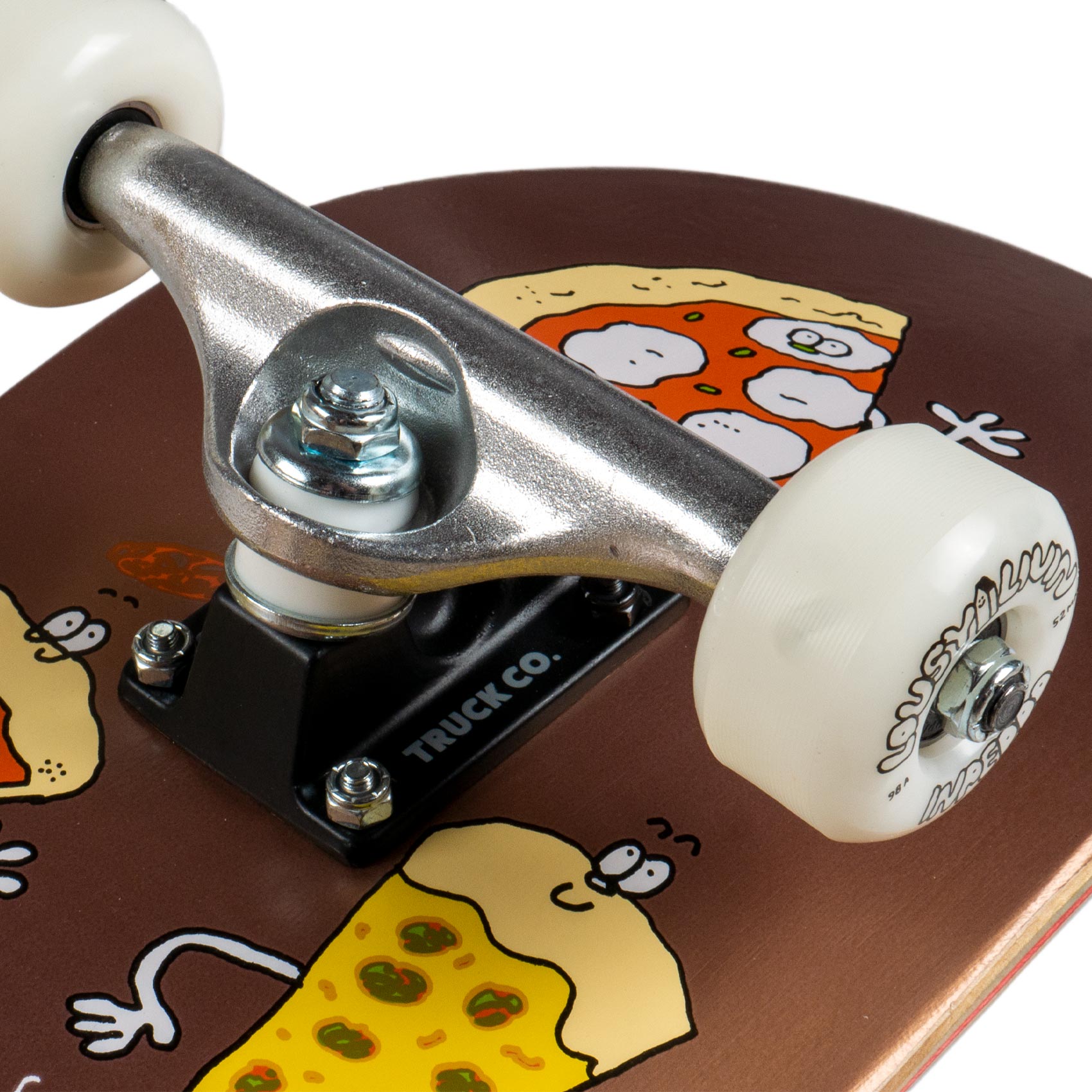 Inpeddo x Lousy Livin Skateboard Komplettboard Pizza Standard 8.0"