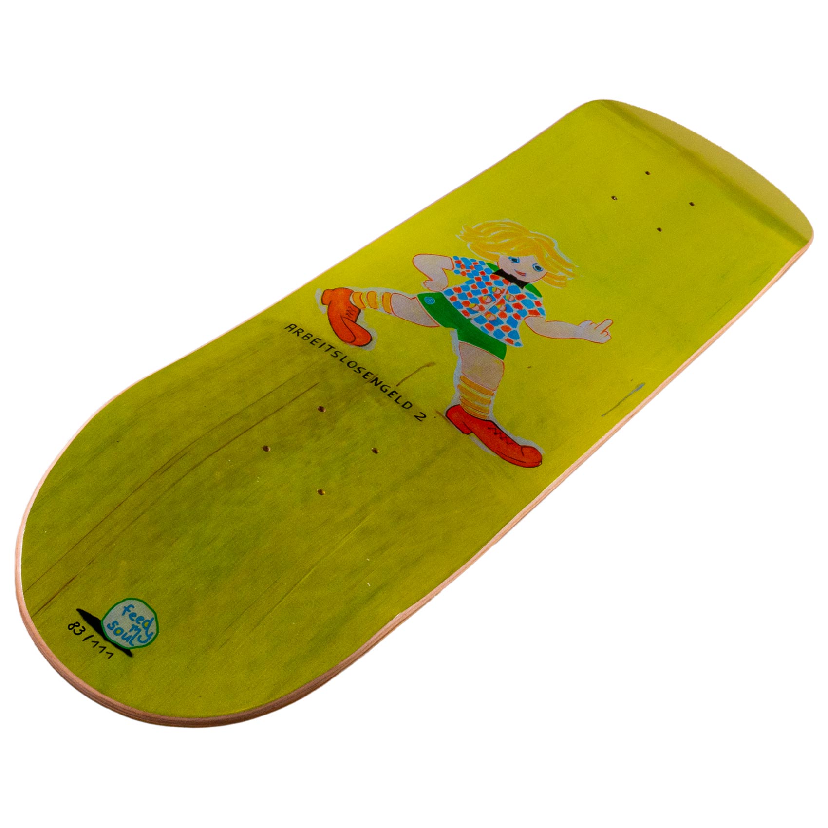 feedmysoul x Ali Endrullat Skateboard Deck ALG 2 8.0"