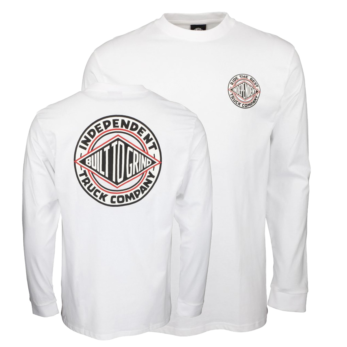 Independent Longsleeve Built to Grind Summit (white)