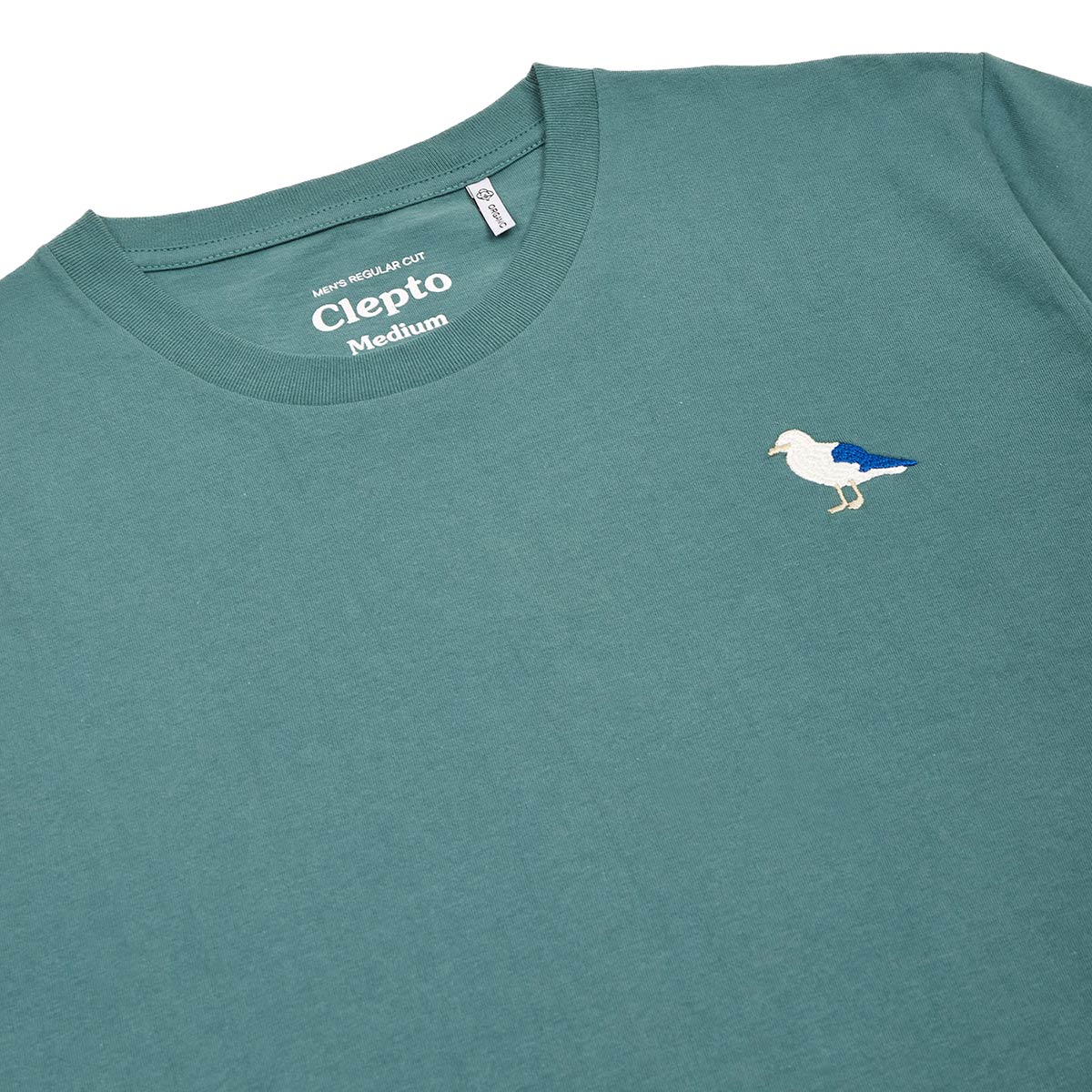 Cleptomanicx T-Shirt Embro Gull (north atlantic)