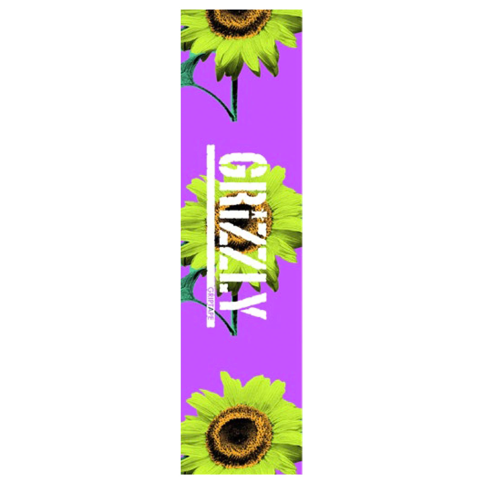 Grizzly Skateboard Griptape Bloom Stamp (purple)