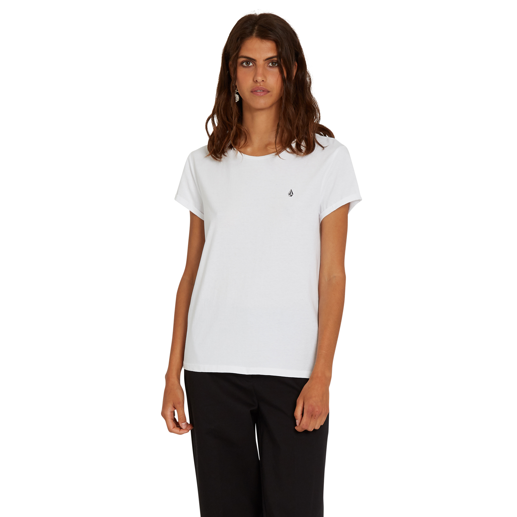 Volcom Damen T-Shirt Stone Blanks (white)