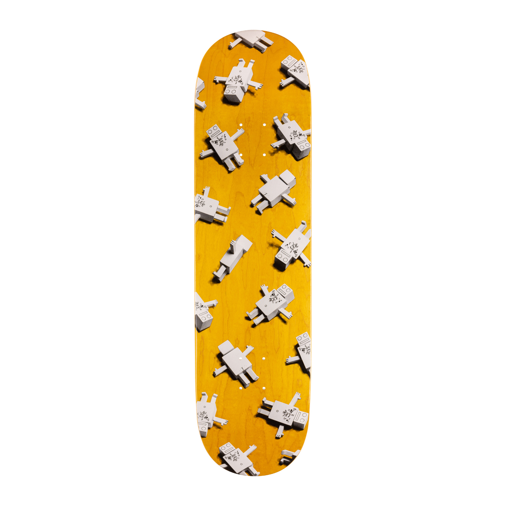 Robotron Skateboard Deck Multitron 8.0" (yellow)
