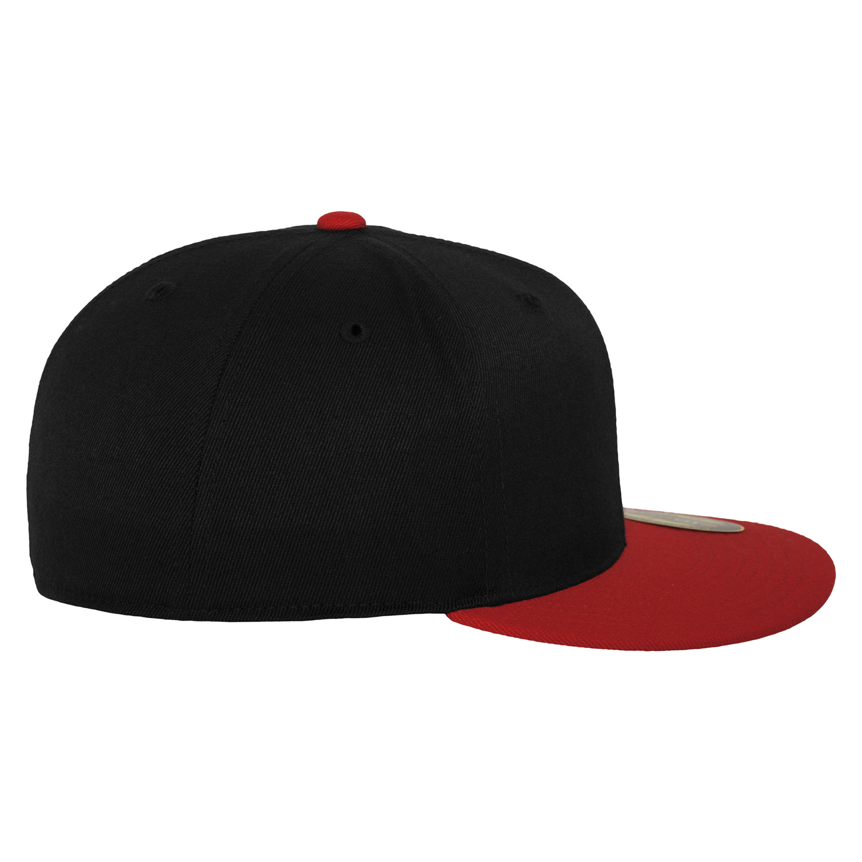 Flexfit Fullcap Premium 210 Fitted 2-Tone (black red)