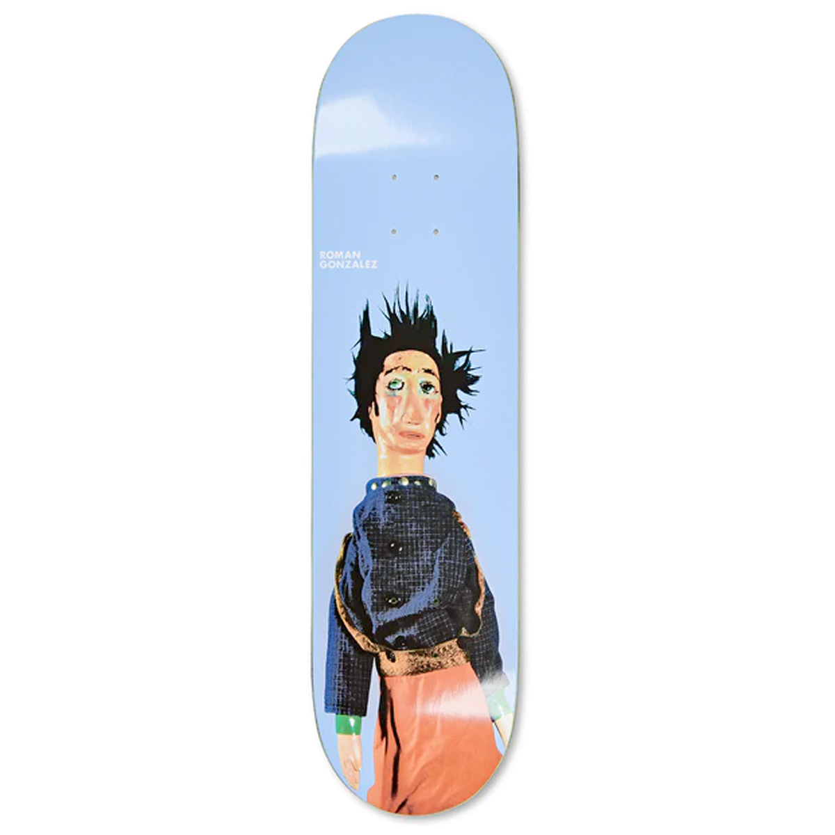 Polar Skateboard Deck Roman Gonzales Lorca 8.5" (light blue)