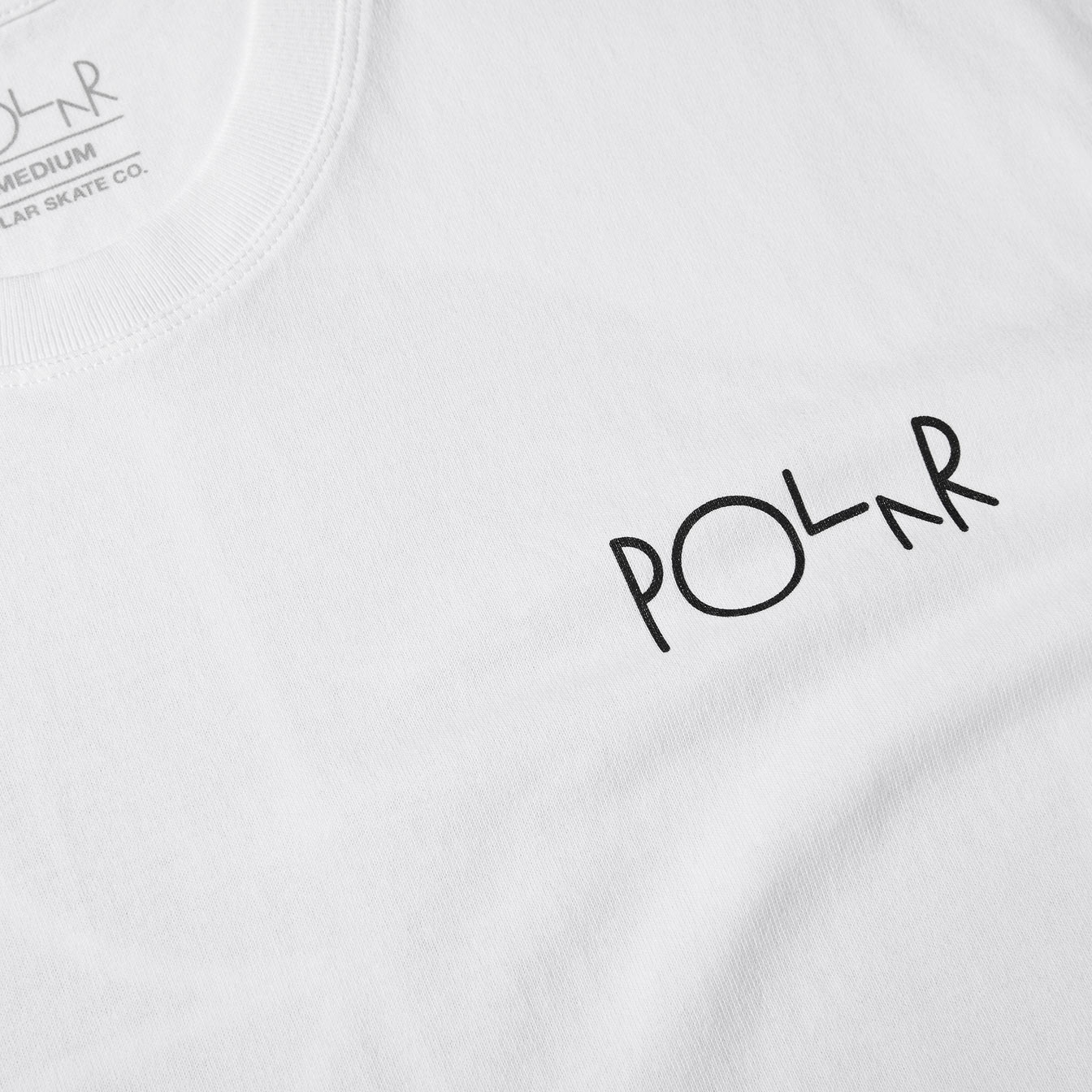 Polar Skate Co T-Shirt Fill Logo (white)