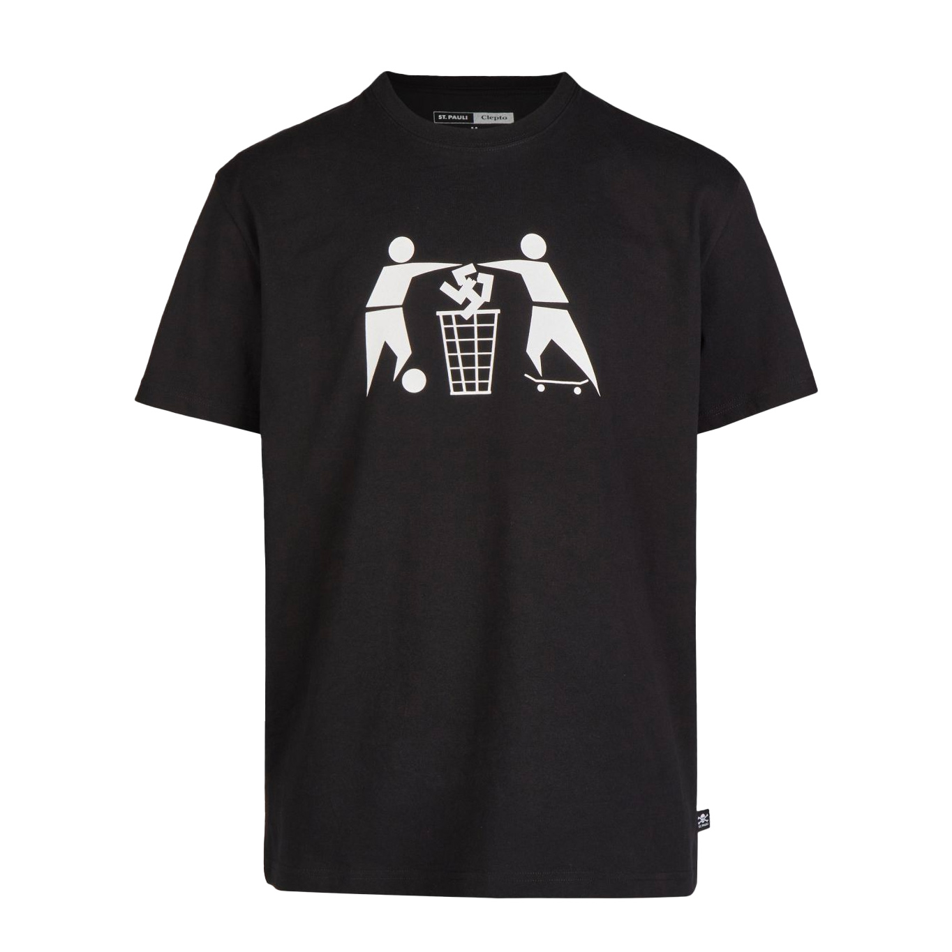 Cleptomanicx T-Shirt St. Pauli Smash it (black)
