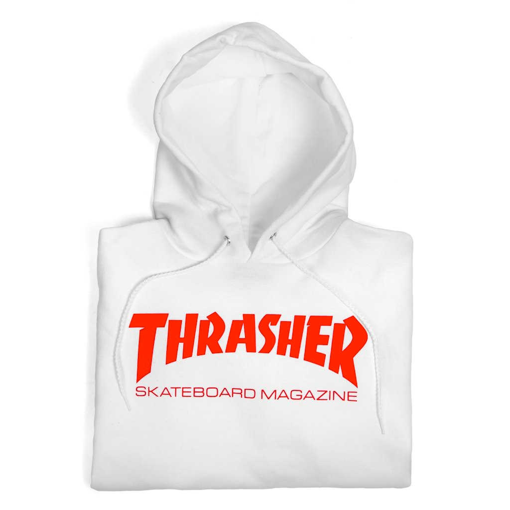 Thrasher Hoody Skate Mag (white red)