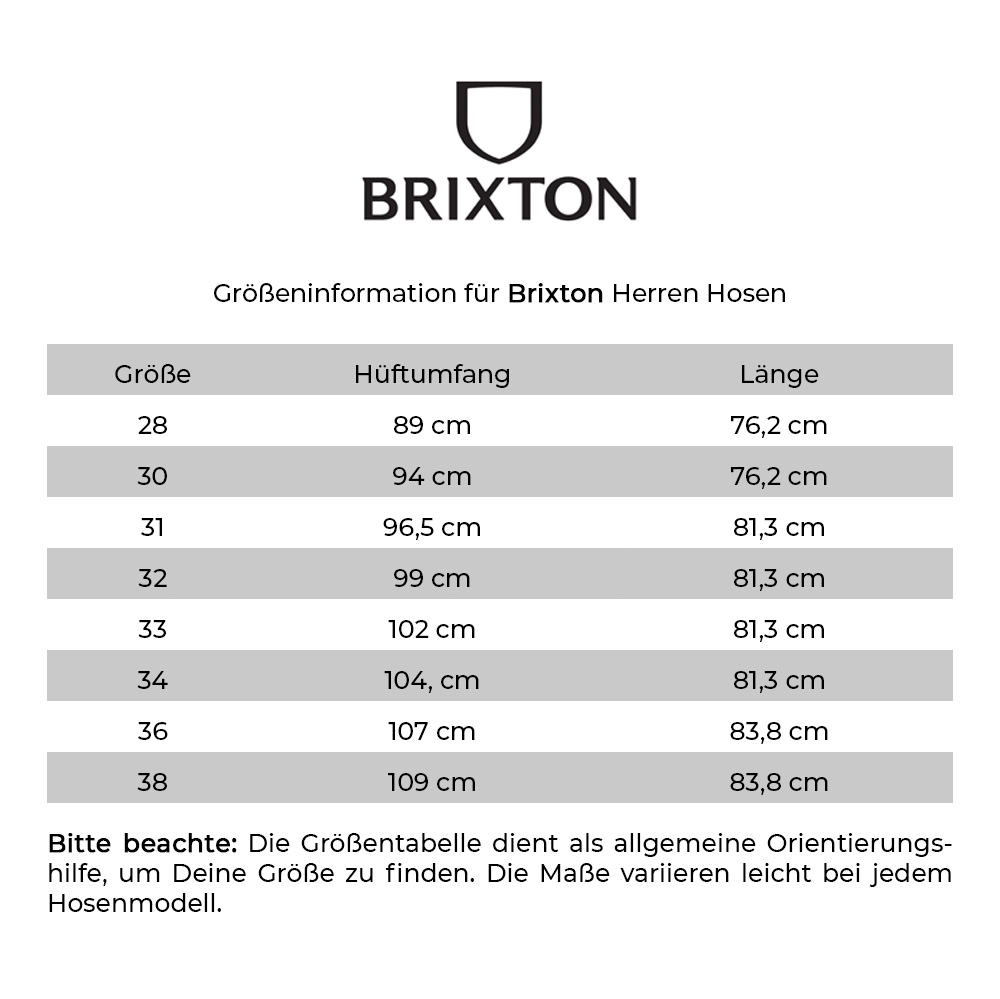 Brixton Cordhose Choice Chino Pant (khaki cord)