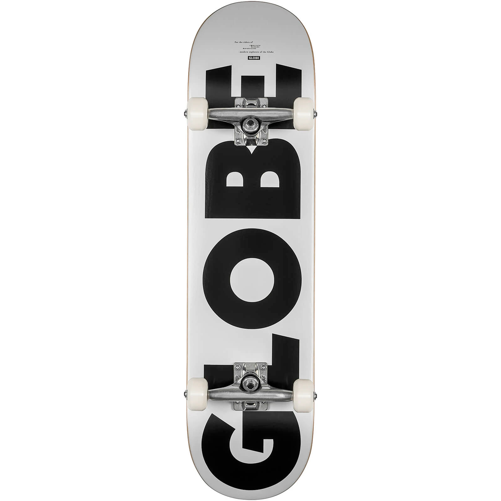 Globe Skateboard Komplettboard G0 Fubar 8.0 (white black)