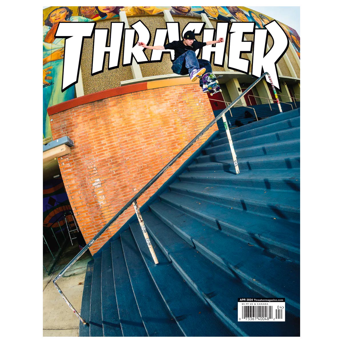 Thrasher Skateboard Magazine Issue #525 April 2024