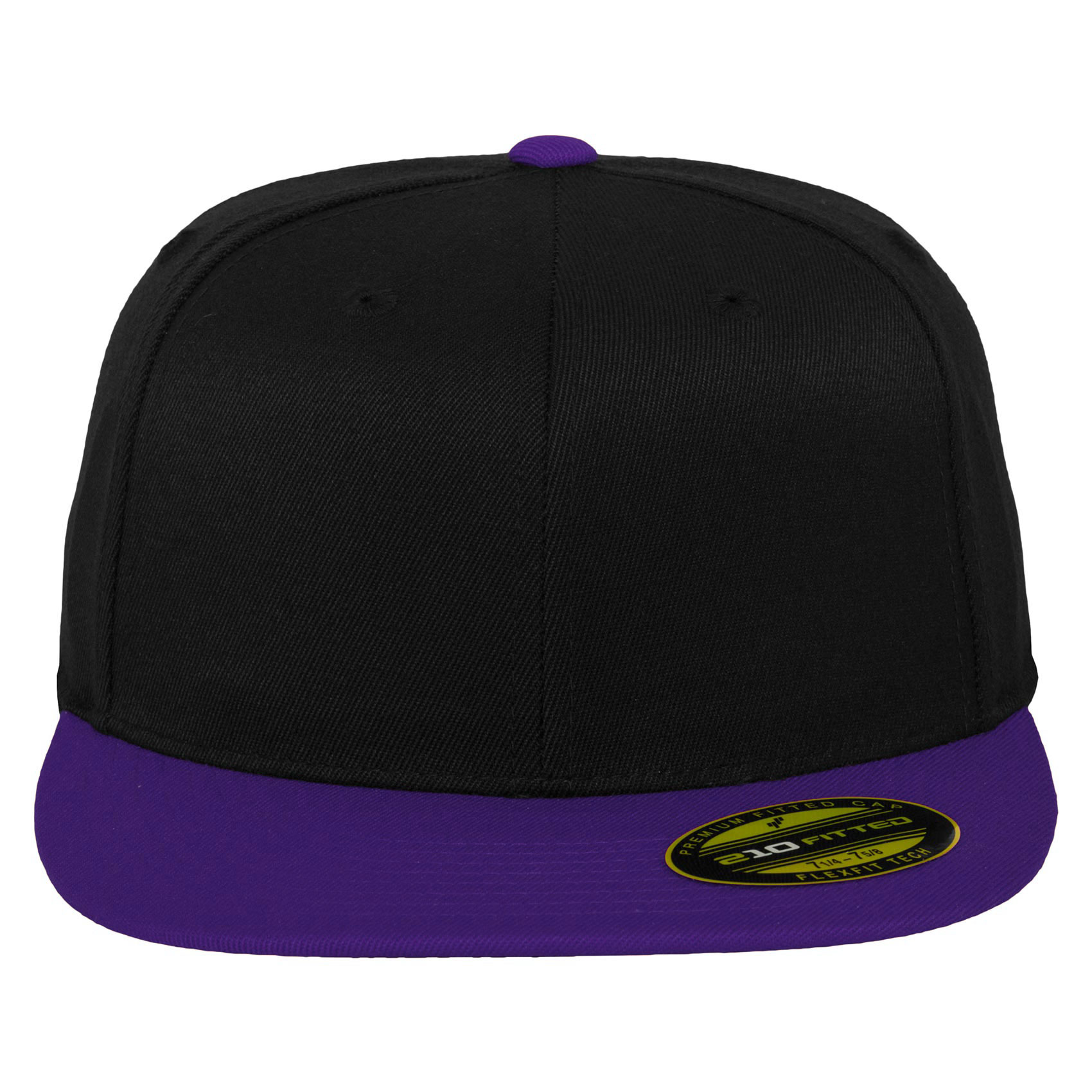 Flexfit Fullcap Premium 210 Fitted 2-Tone (black purple)