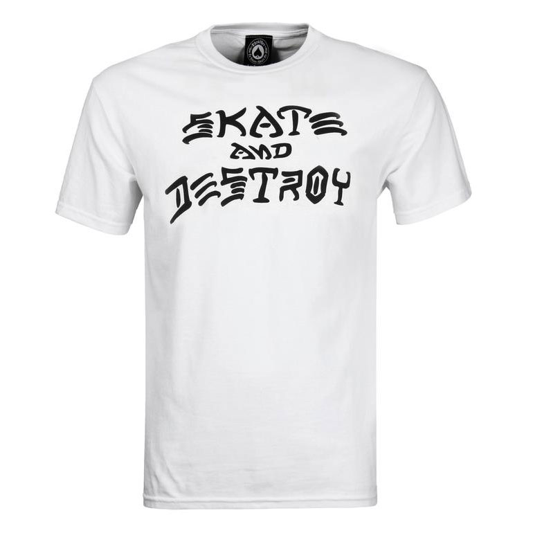 Thrasher T-Shirt Skate & Destroy (white)