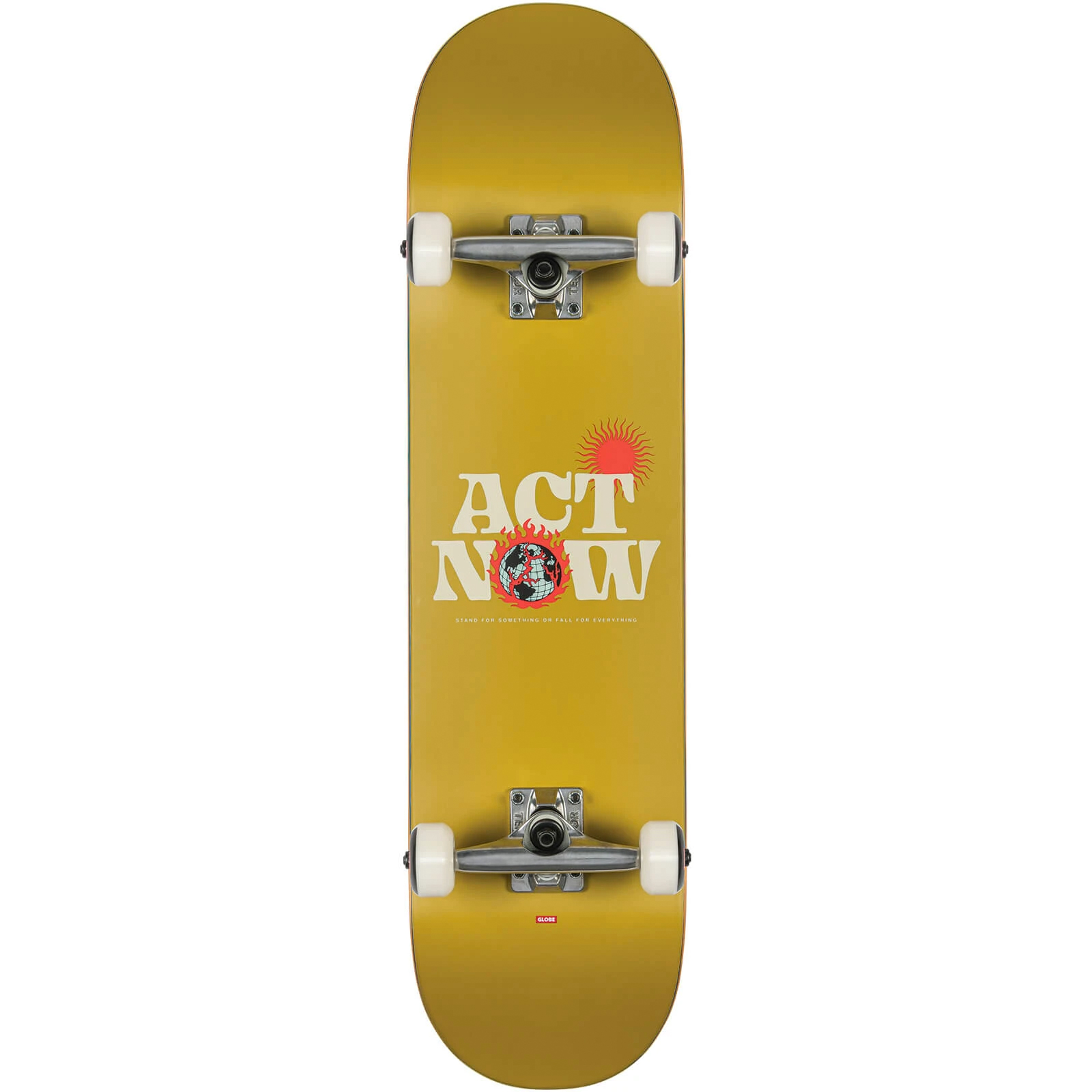 Globe Skateboard Komplettboard G1 Act Now 8.0 (mustard)