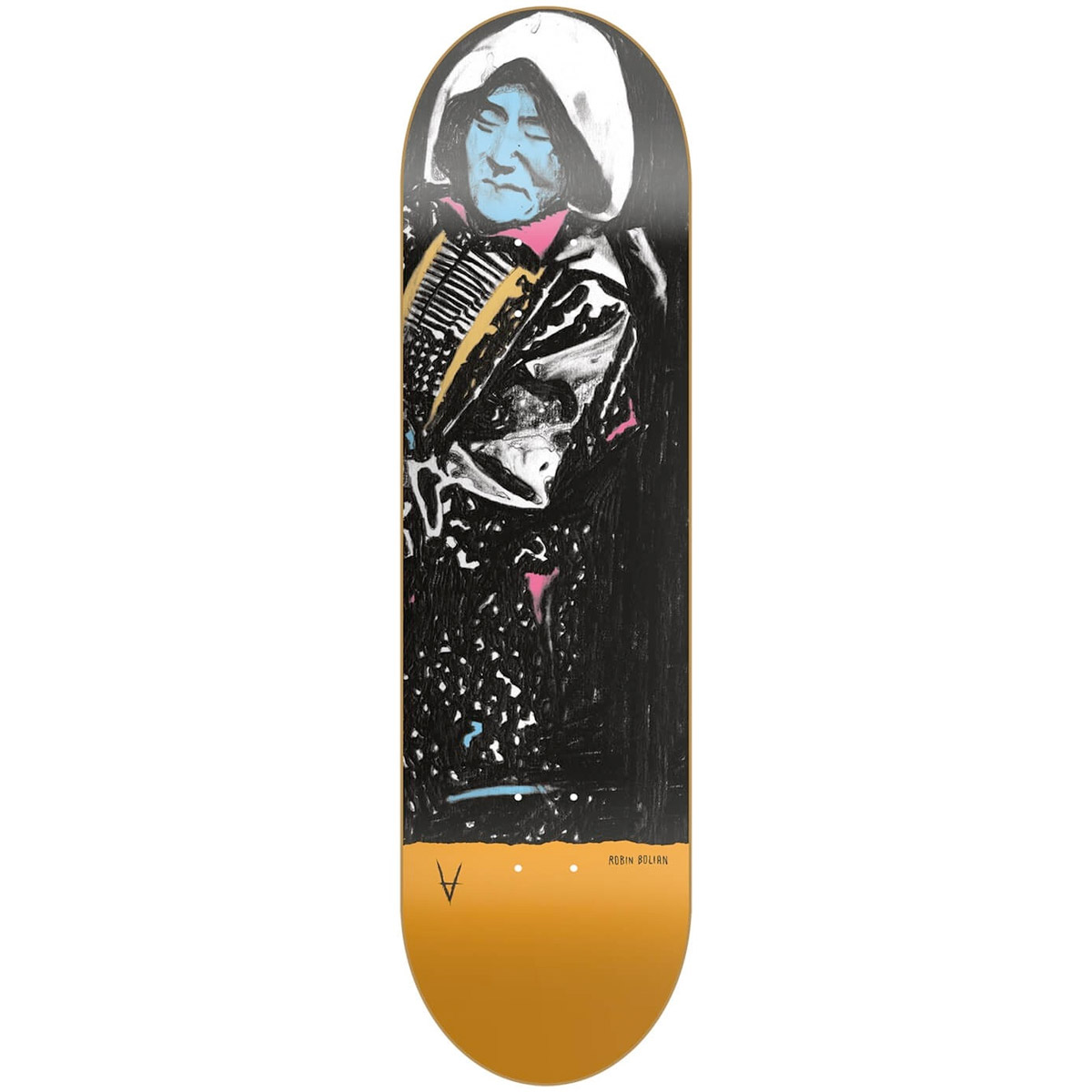 Antiz Skateboard Deck Fish Dream Robin Bolian 8.5"