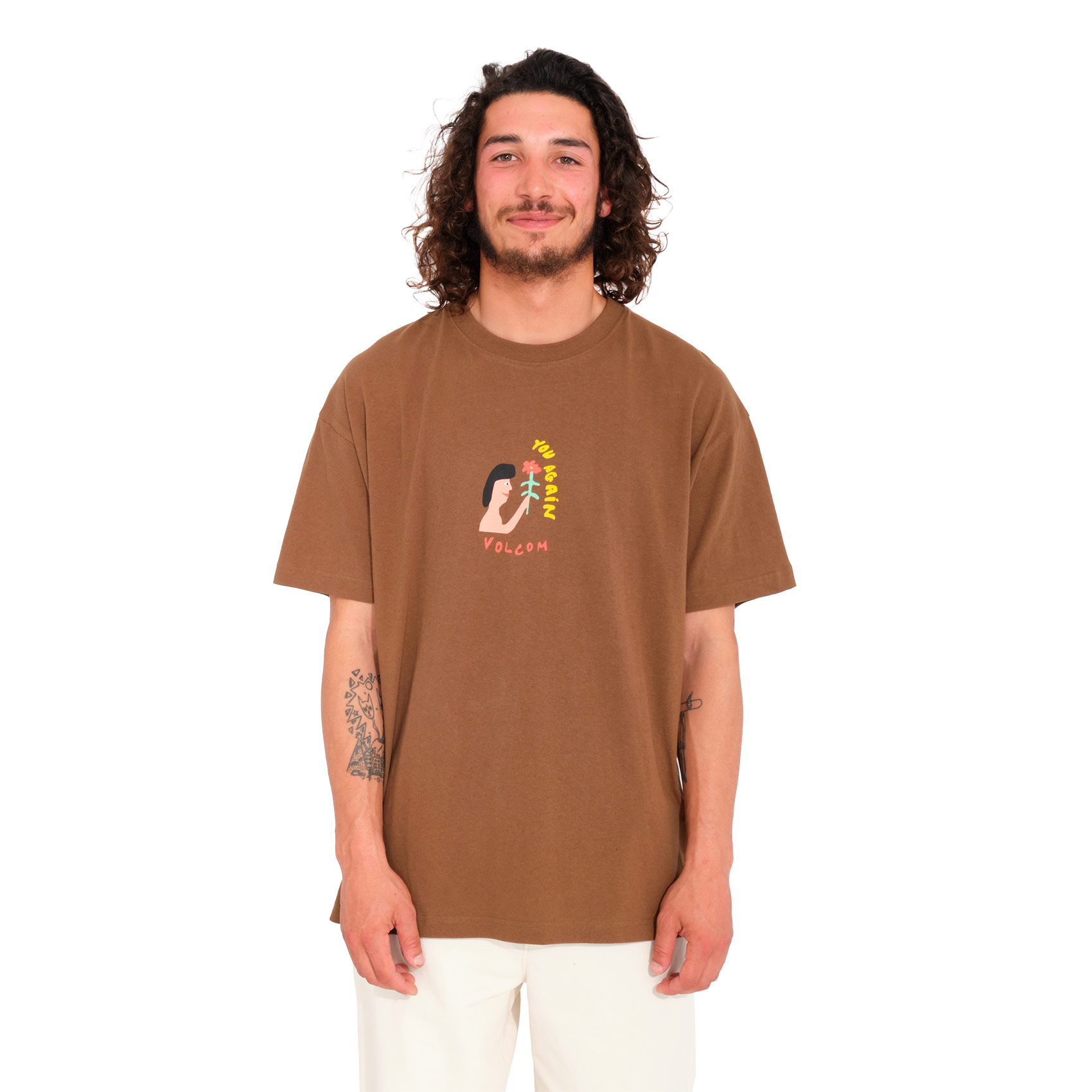 Volcom T-Shirt Arthur Longo 1 (dark earth)