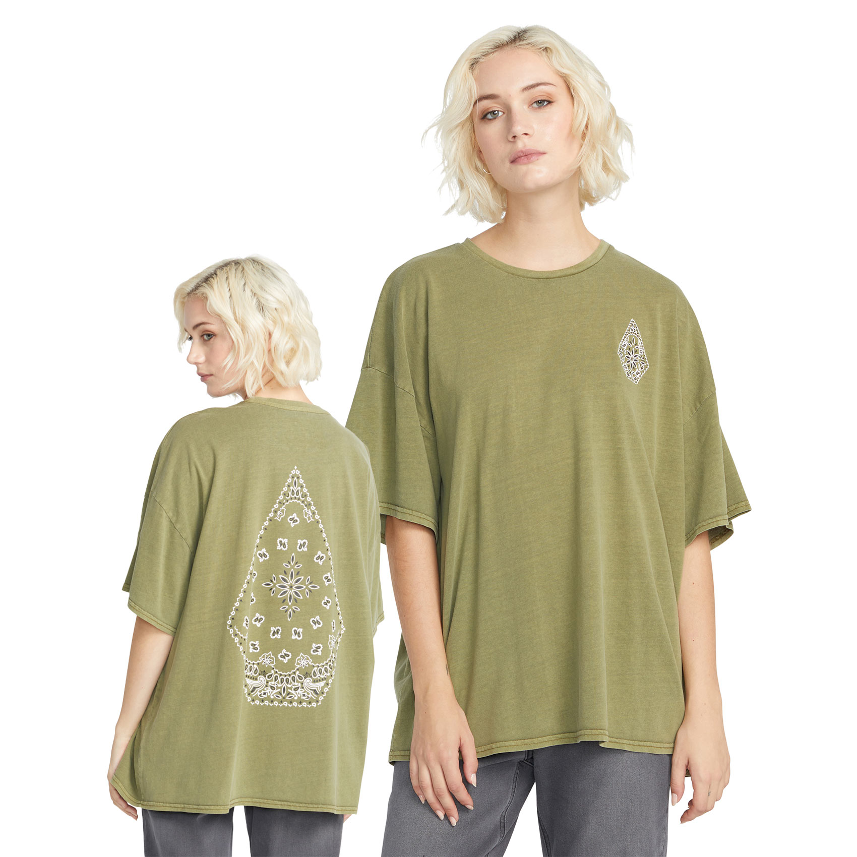 Volcom Damen T-Shirt My Guys (moss)
