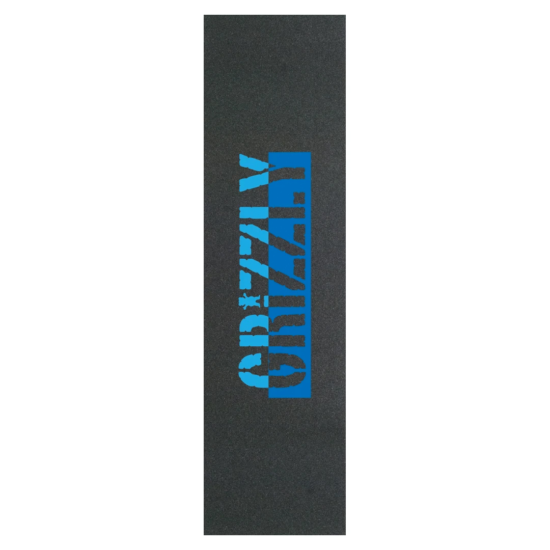 Grizzly Skateboard Griptape Two Faced (blue)
